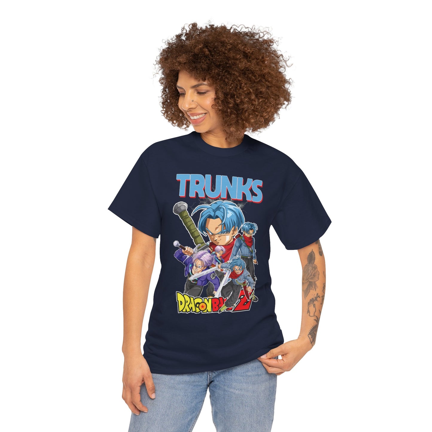 Trunks “Time Warrior” Unisex Heavy Cotton T-Shirt | Dragon Ball Z Streetwear Tee