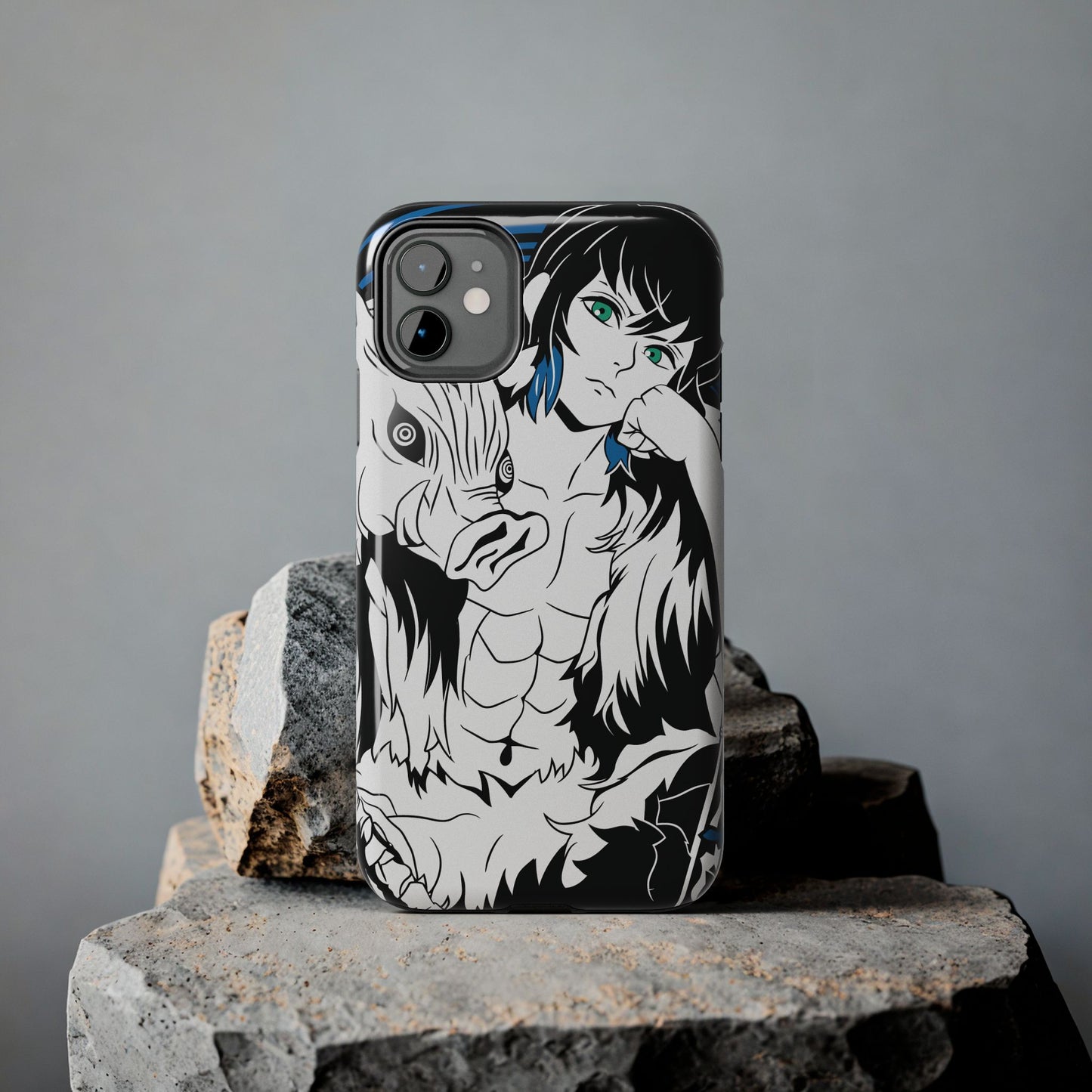 Inosuke Double Layered Phone Case| Demon Slayer-Inspired Anime Case