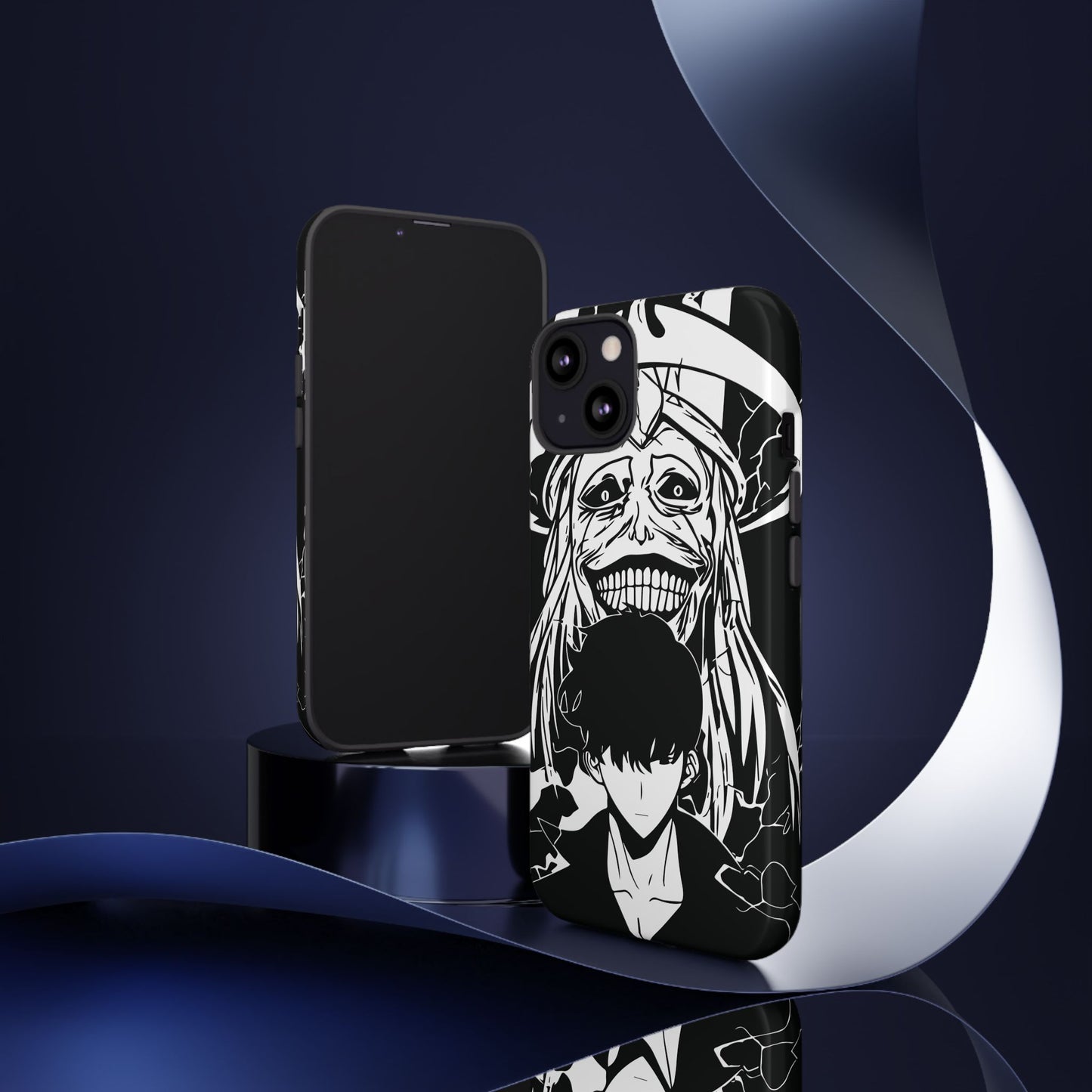 Sung Jinwoo vs Statue of God III Double Layered Phone Case