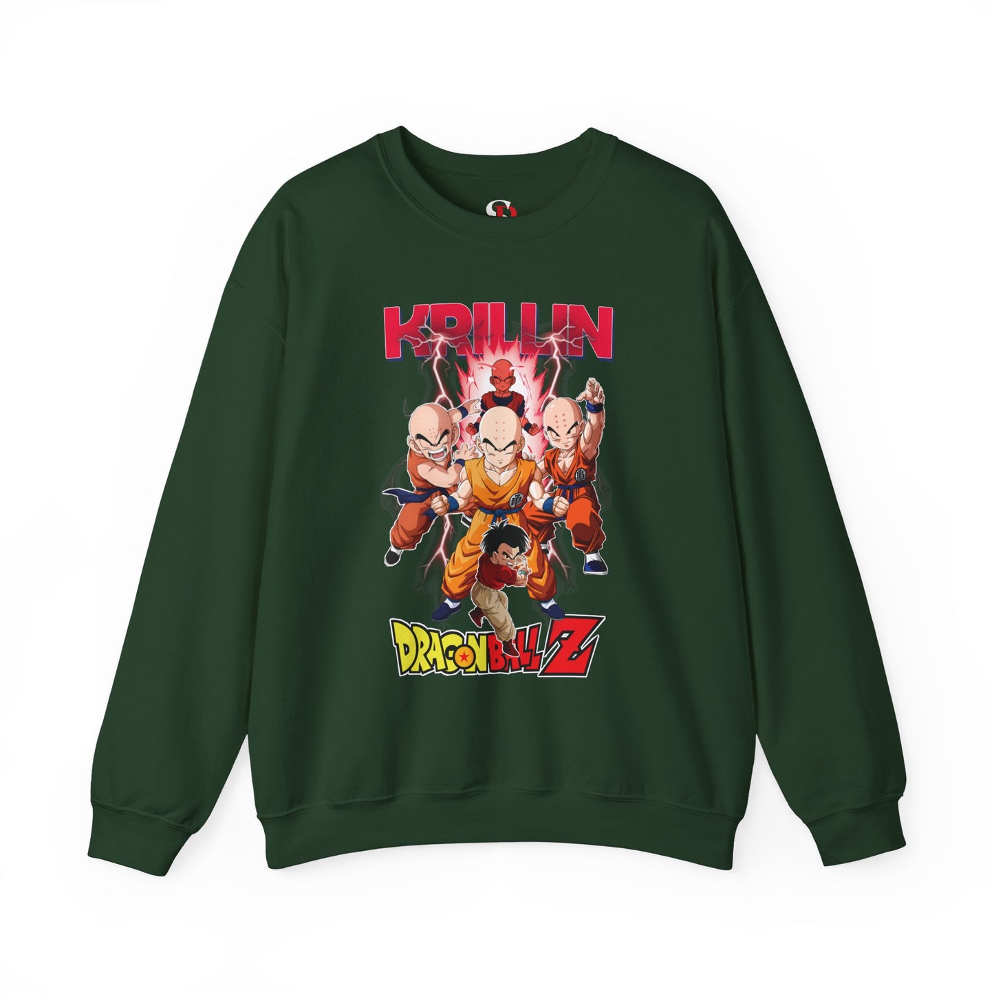 Krillin “Earth’s Strongest” Unisex Heavy Crewneck | Dragon Ball Z Streetwear Sweatshirt