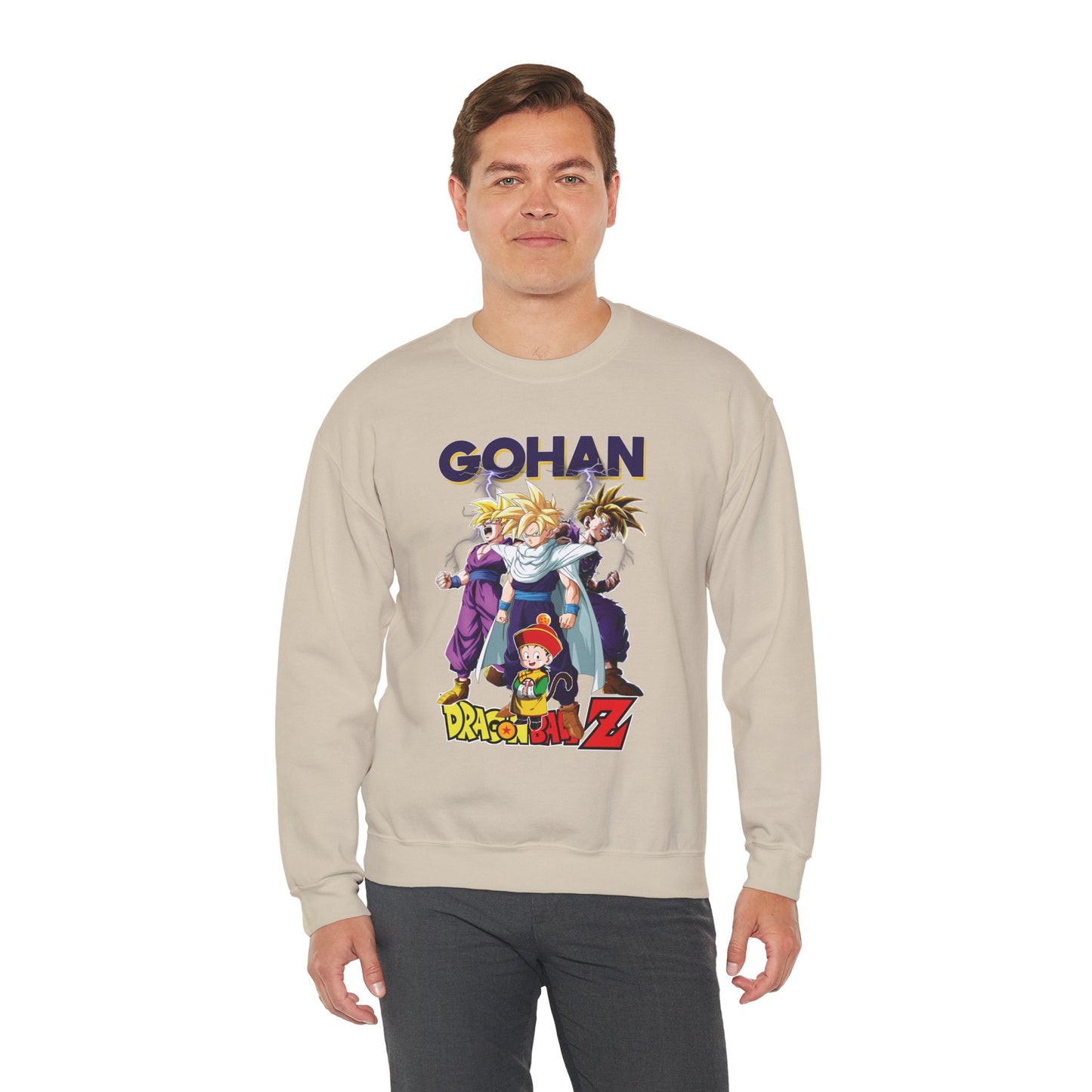 Gohan “Legacy of Z” Unisex Heavy Crewneck | Dragon Ball Z Streetwear Sweatshirt