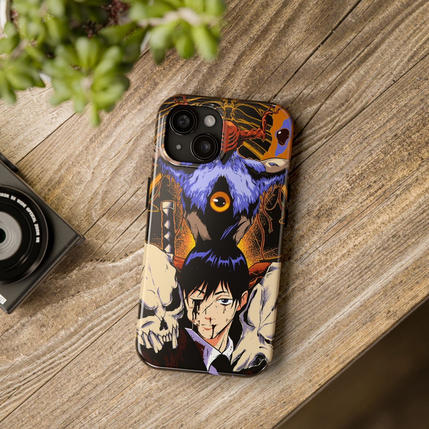 Aki x Future Devil Double Layered Phone Case | Chainsaw Man-Inspired Protective Anime Case