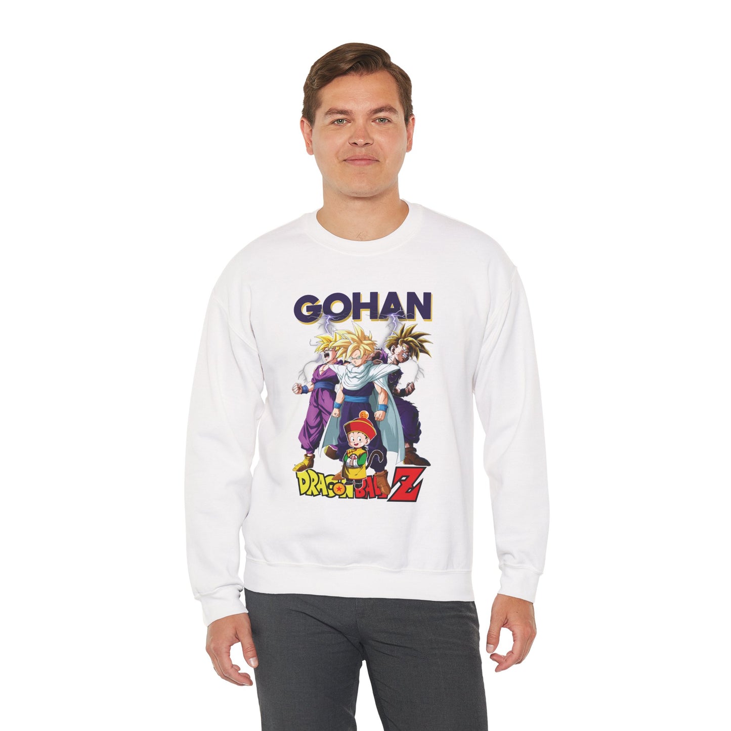 Gohan “Legacy of Z” Unisex Heavy Crewneck | Dragon Ball Z Streetwear Sweatshirt