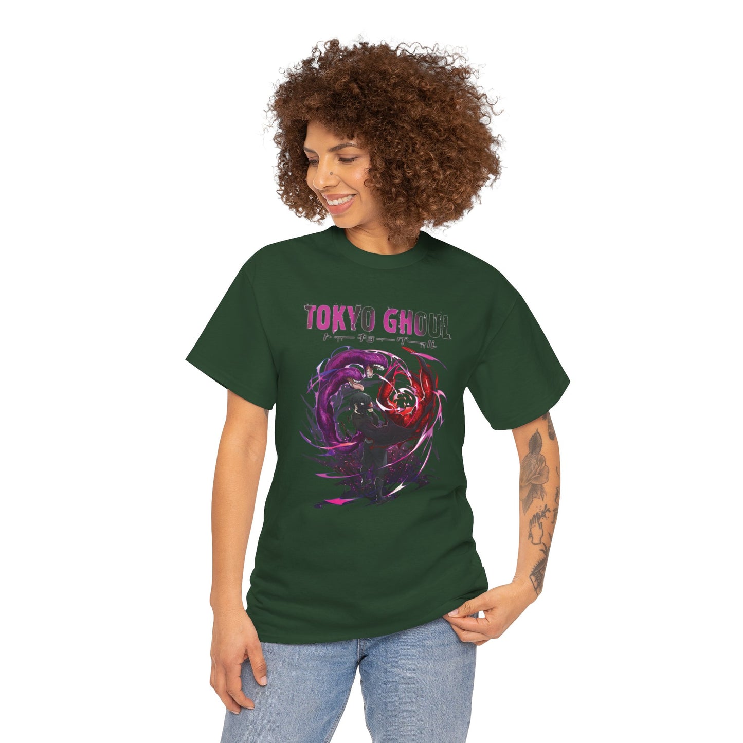 Ken Kaneki Chimera Kagune Unisex Heavy Cotton T-Shirt | Tokyo Ghoul Anime Graphic Tee