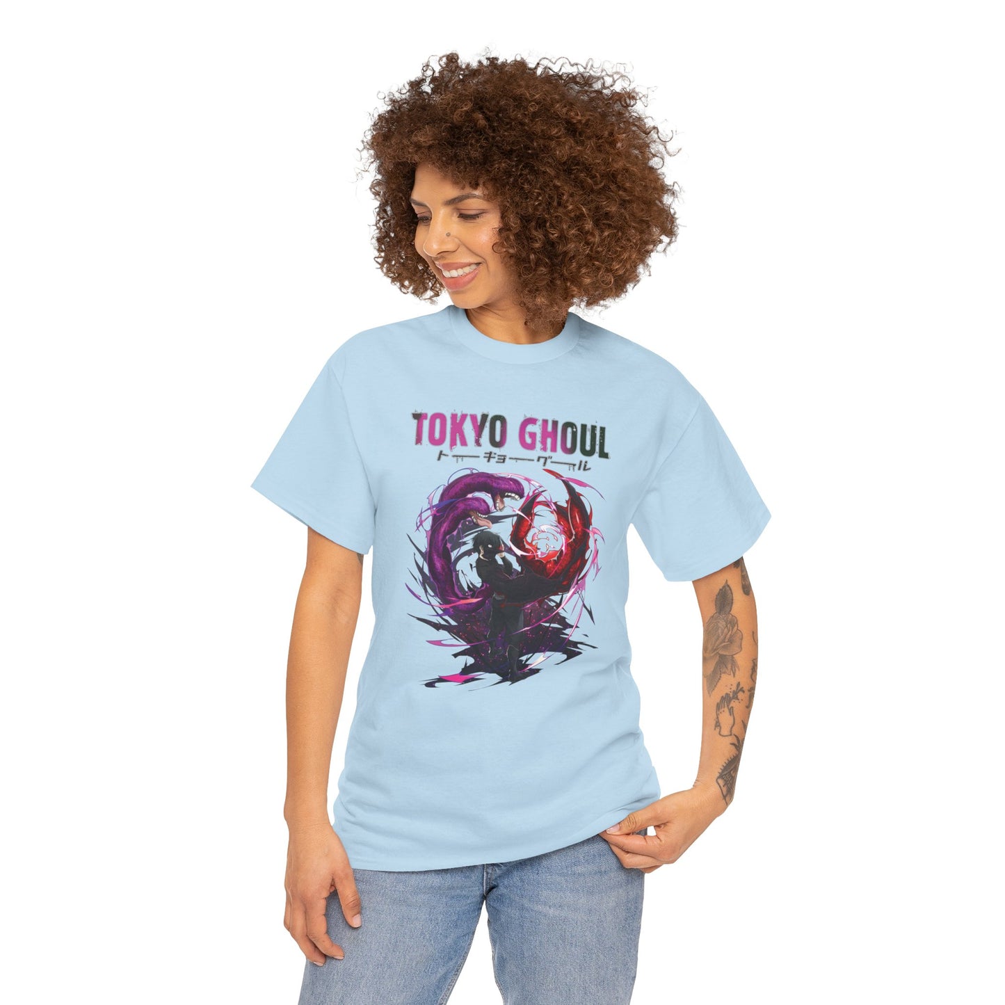 Ken Kaneki Chimera Kagune Unisex Heavy Cotton T-Shirt | Tokyo Ghoul Anime Graphic Tee