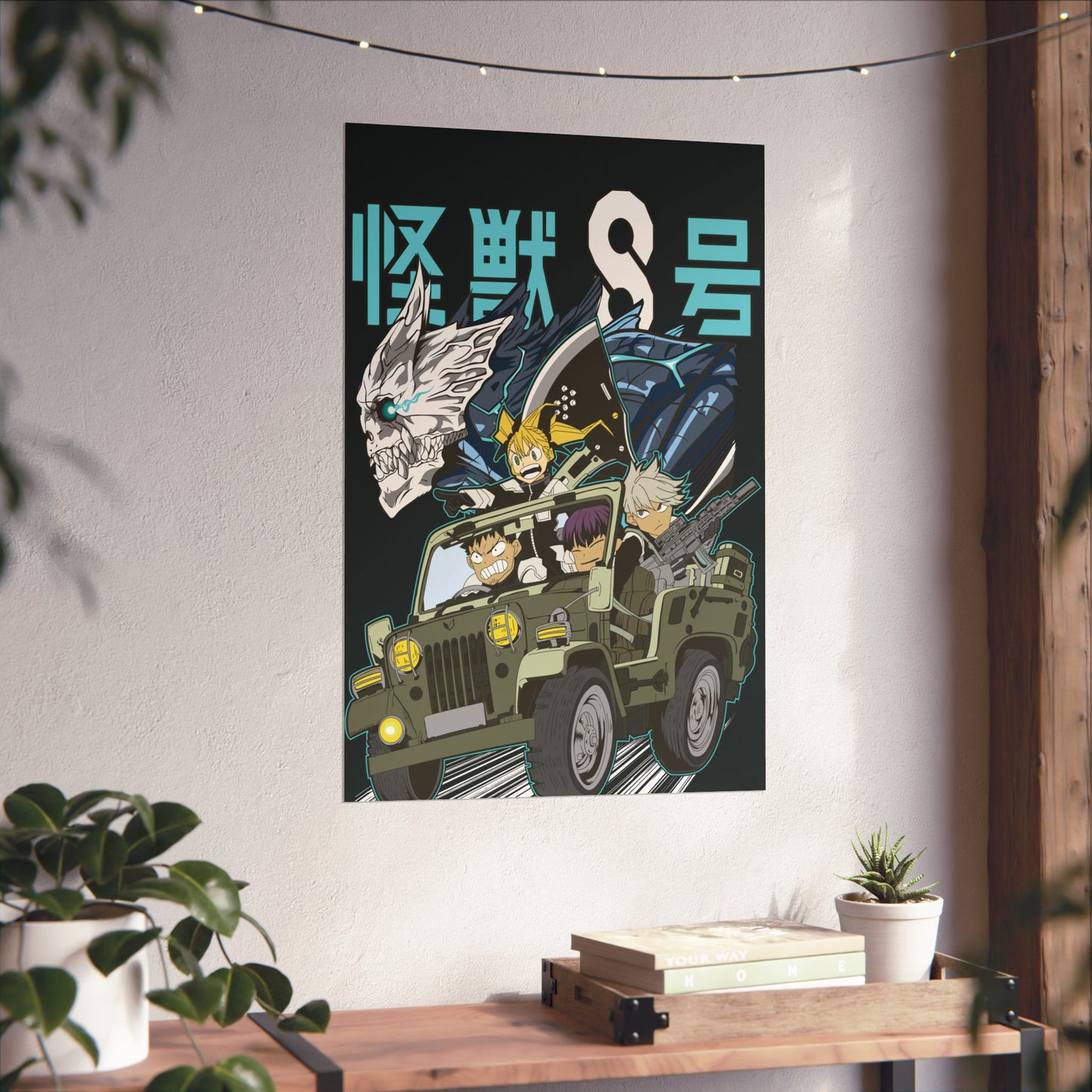 Third Division Mayhem Matte Vertical Poster | Kaiju No. 8 Anime Wall Art