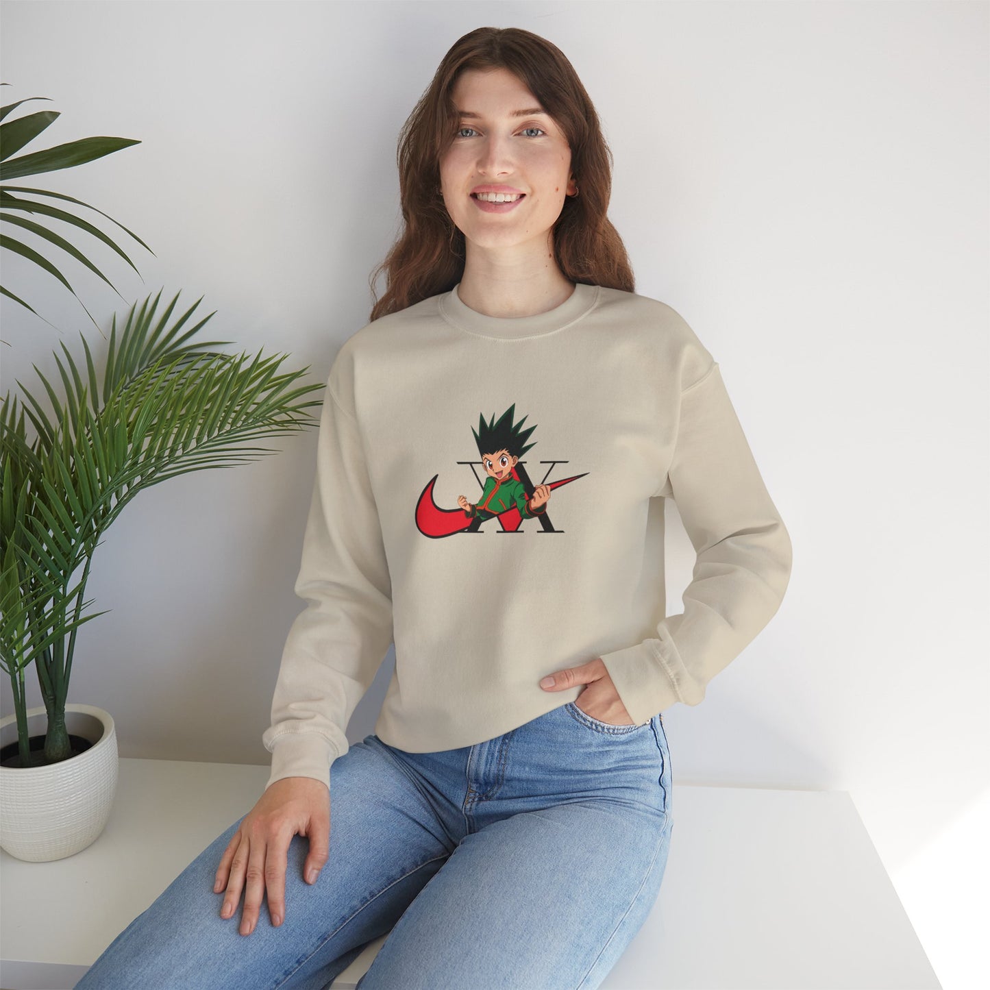 Gon Drip Force Unisex Heavy Blend Crewneck Sweatshirt