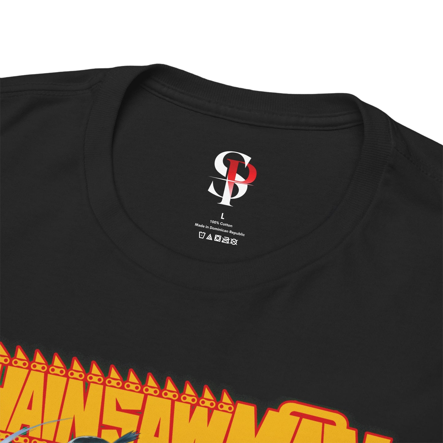 Aki x Fox Devil Unisex Heavy Cotton T-Shirt | Chainsaw Man Anime Streetwear