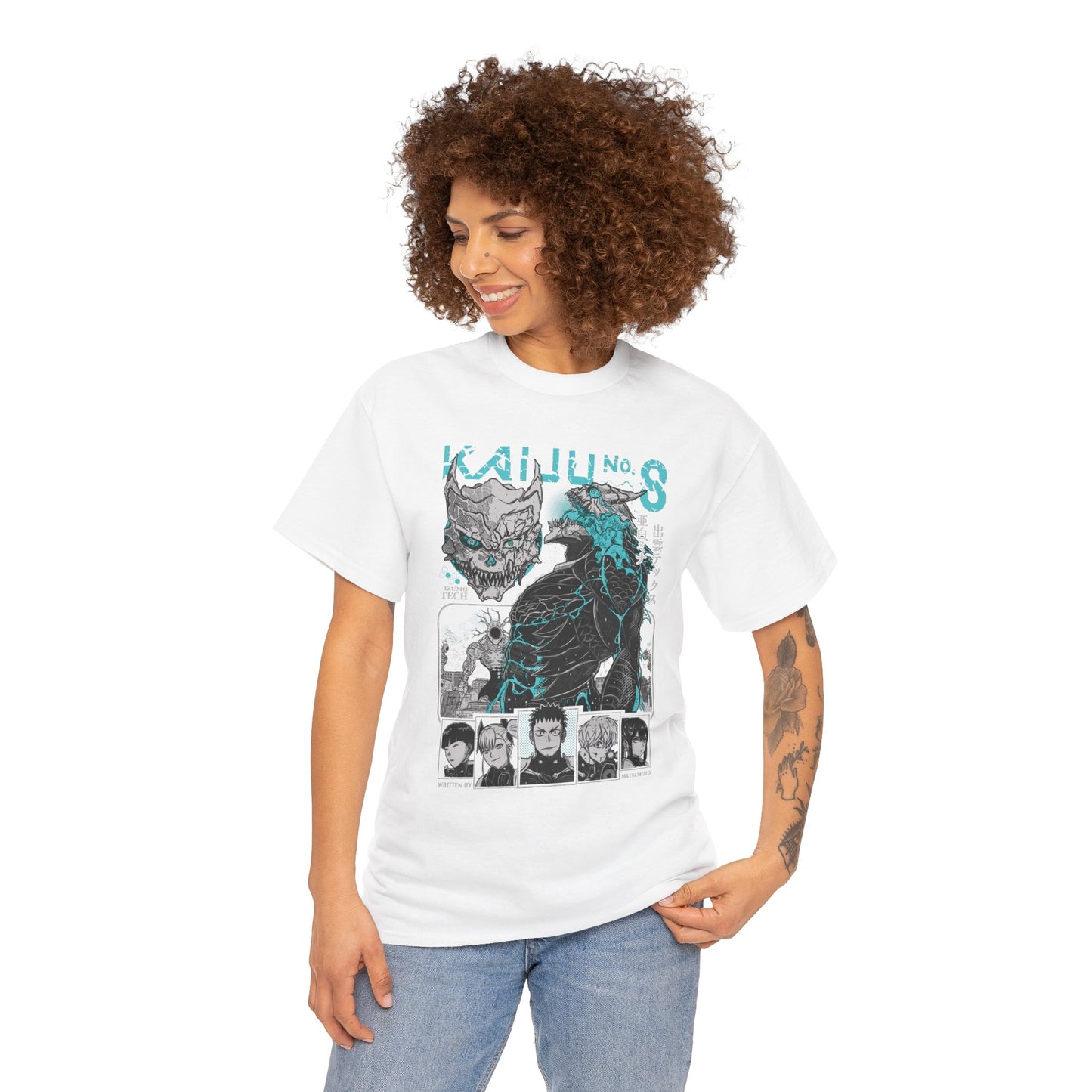 Third Division Unisex Heavy Cotton T-Shirt | Kaiju No. 8 Anime Graphic Tee