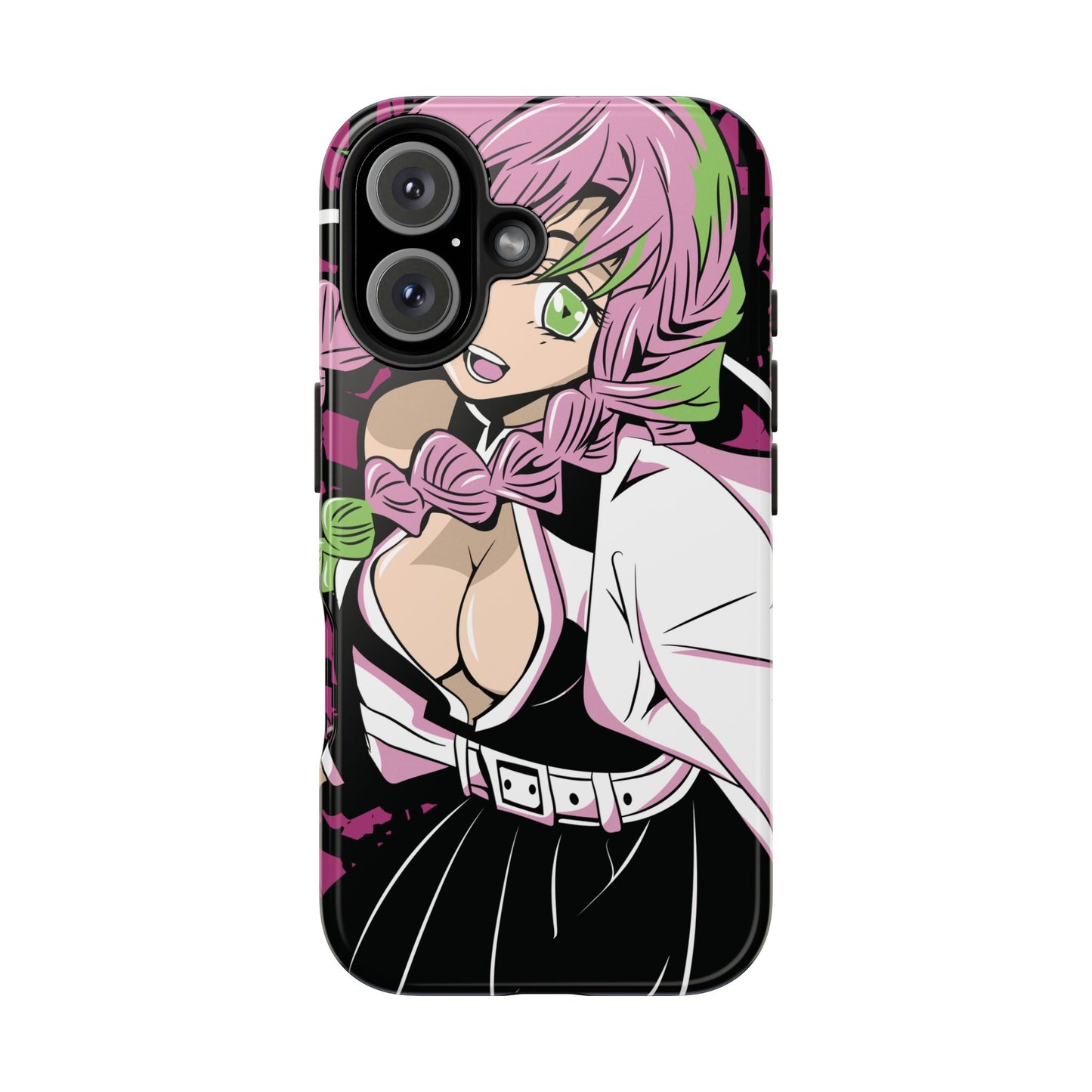 Love Hashira Mitsuri Kanroji Double Layered Phone Case | Demon Slayer-Inspired Anime Case