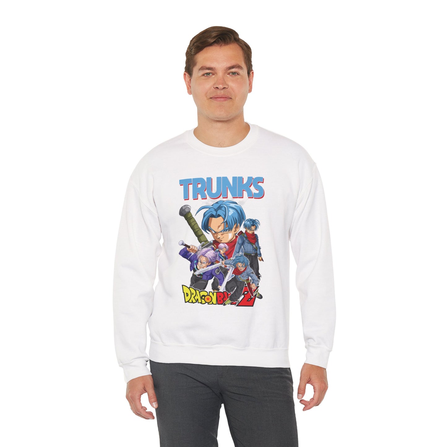 Trunks “Time Warrior” Unisex Heavy Crewneck | Dragon Ball Z Streetwear Sweatshirt