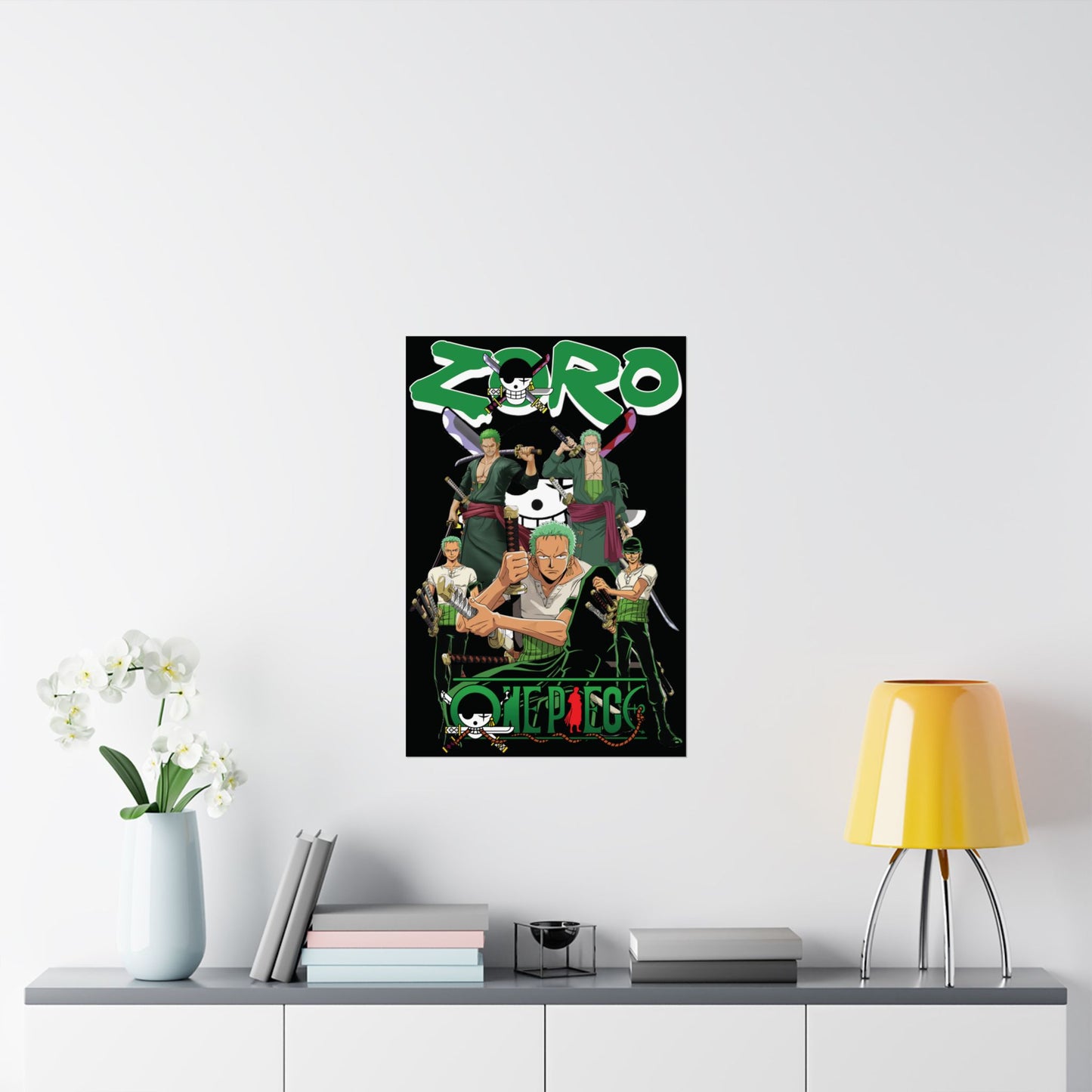 Zoro “King of Swords” Matte Vertical Poster | One Piece Anime Wall Art