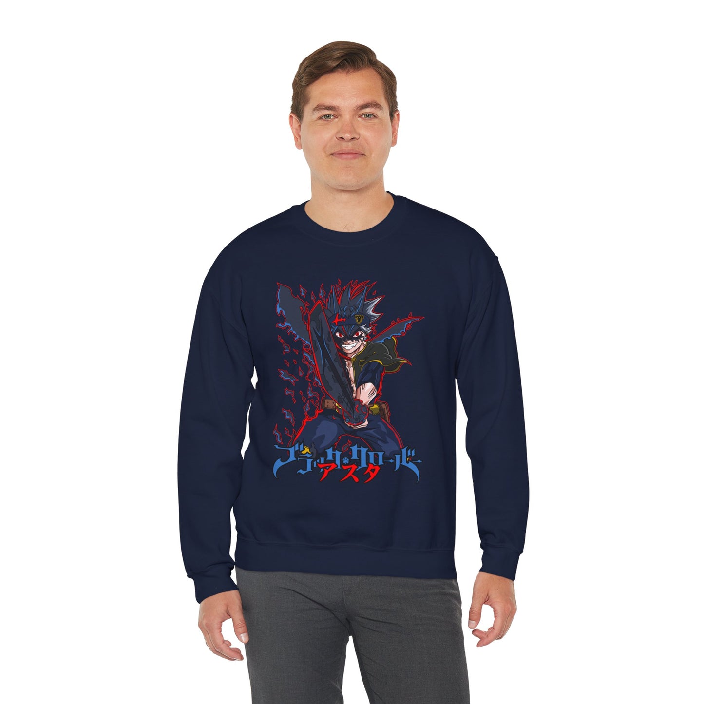 Black Clover Unisex Heavy Blend Crewneck Sweatshirt | Anime Streetwear