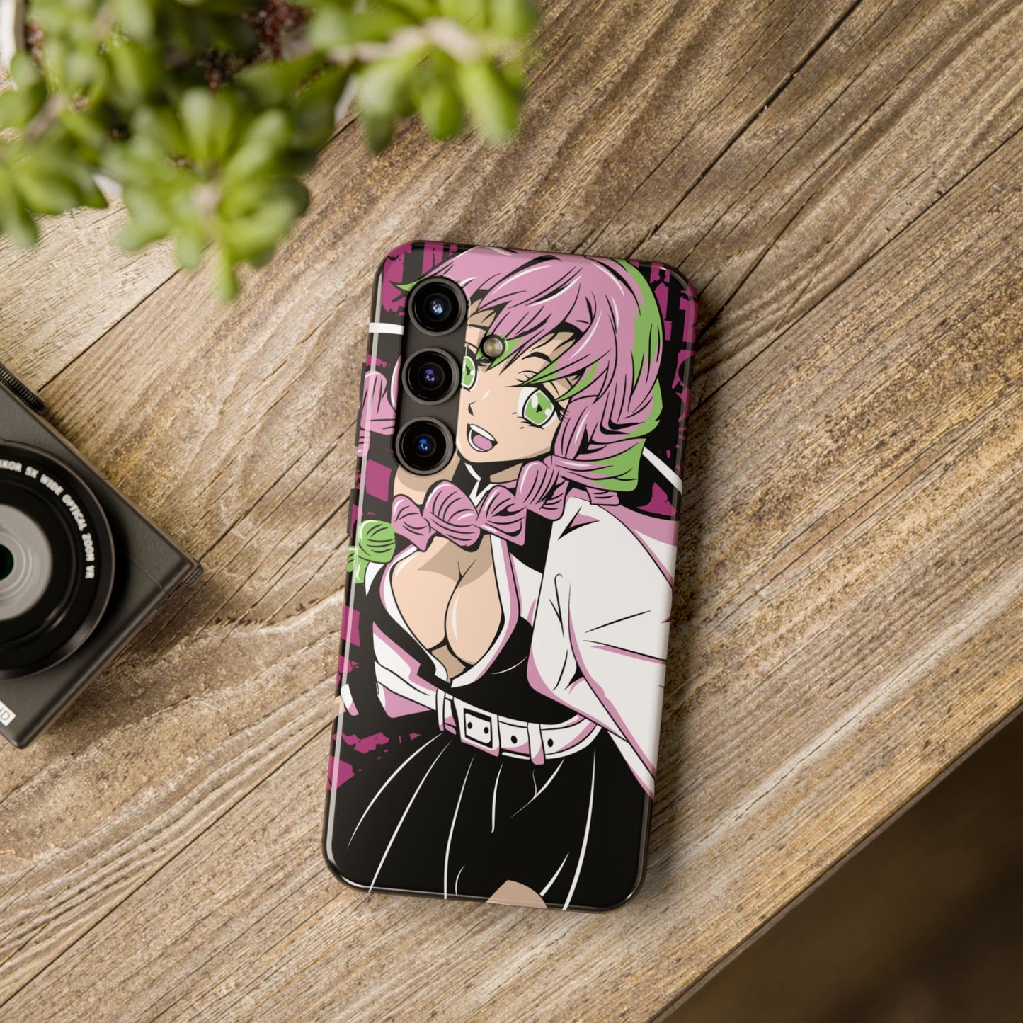Love Hashira Mitsuri Kanroji Double Layered Phone Case | Demon Slayer-Inspired Anime Case