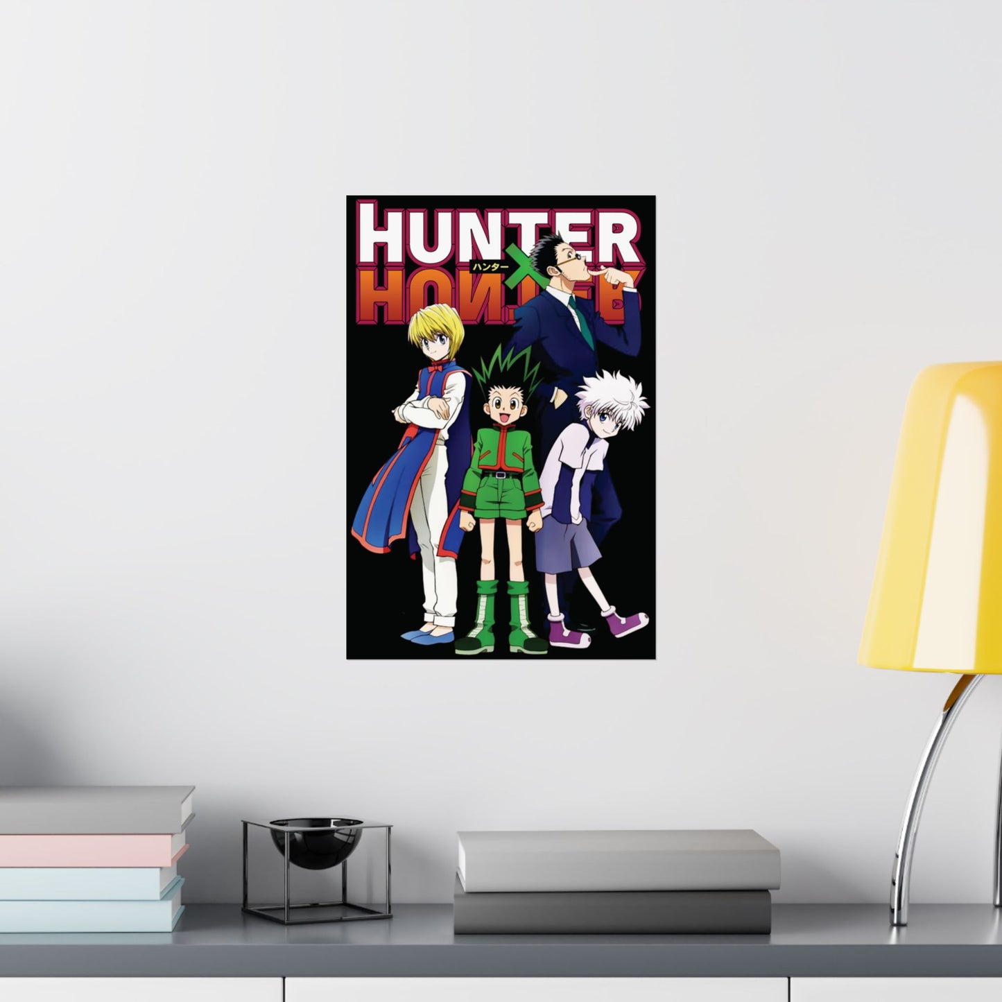 Gon’s Core Group Matte Vertical Poster | Hunter x Hunter Anime Wall Art