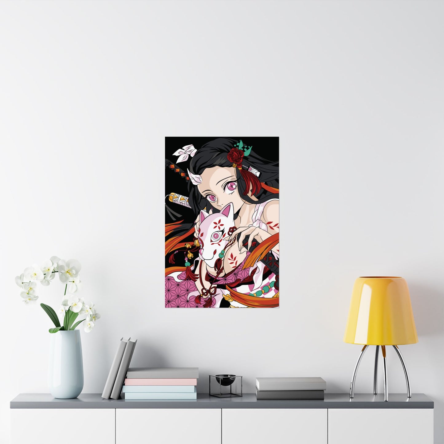 Demon Nezuko Poster | Demon Slayer-Inspired Matte Vertical Wall Art
