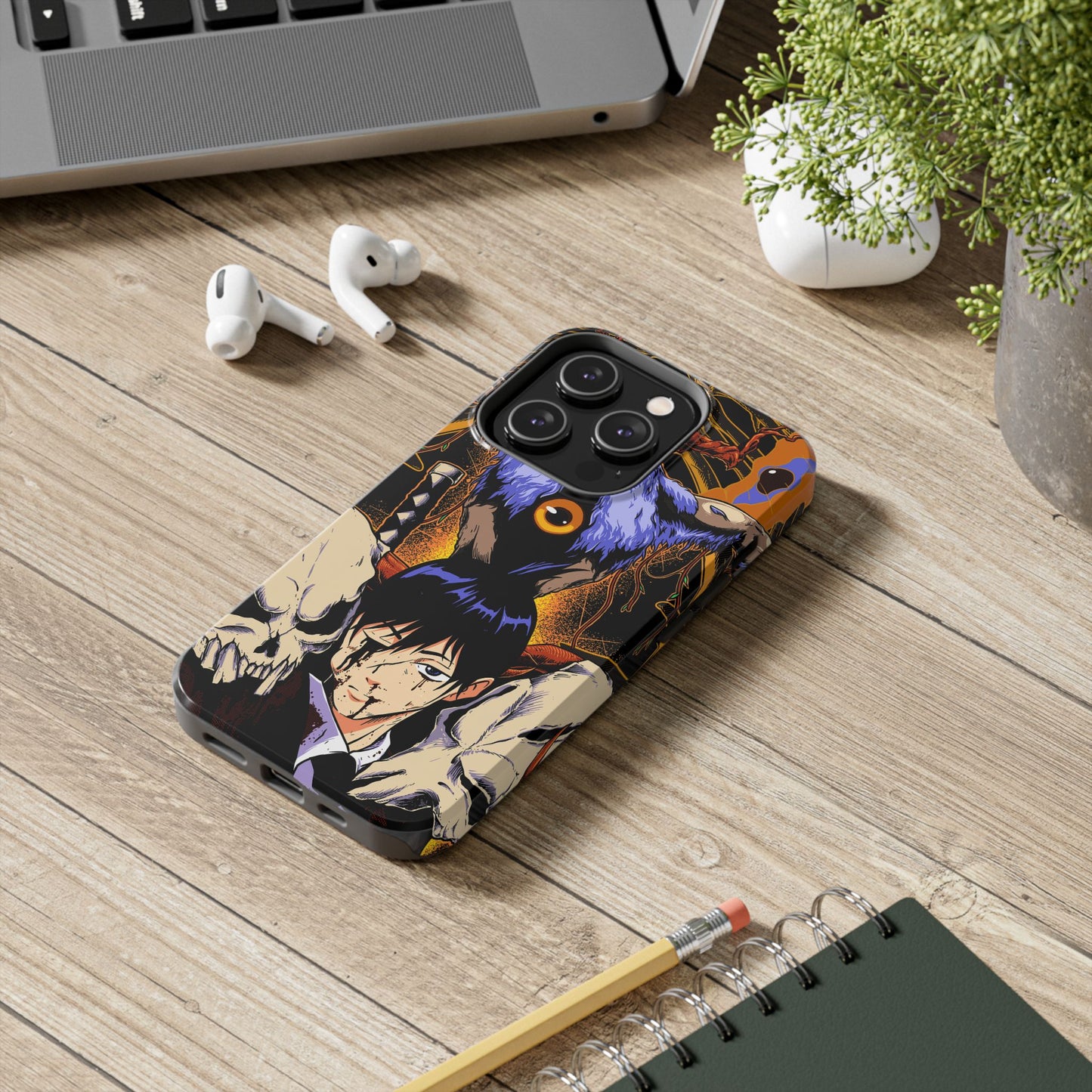 Aki x Future Devil Double Layered Phone Case | Chainsaw Man-Inspired Protective Anime Case