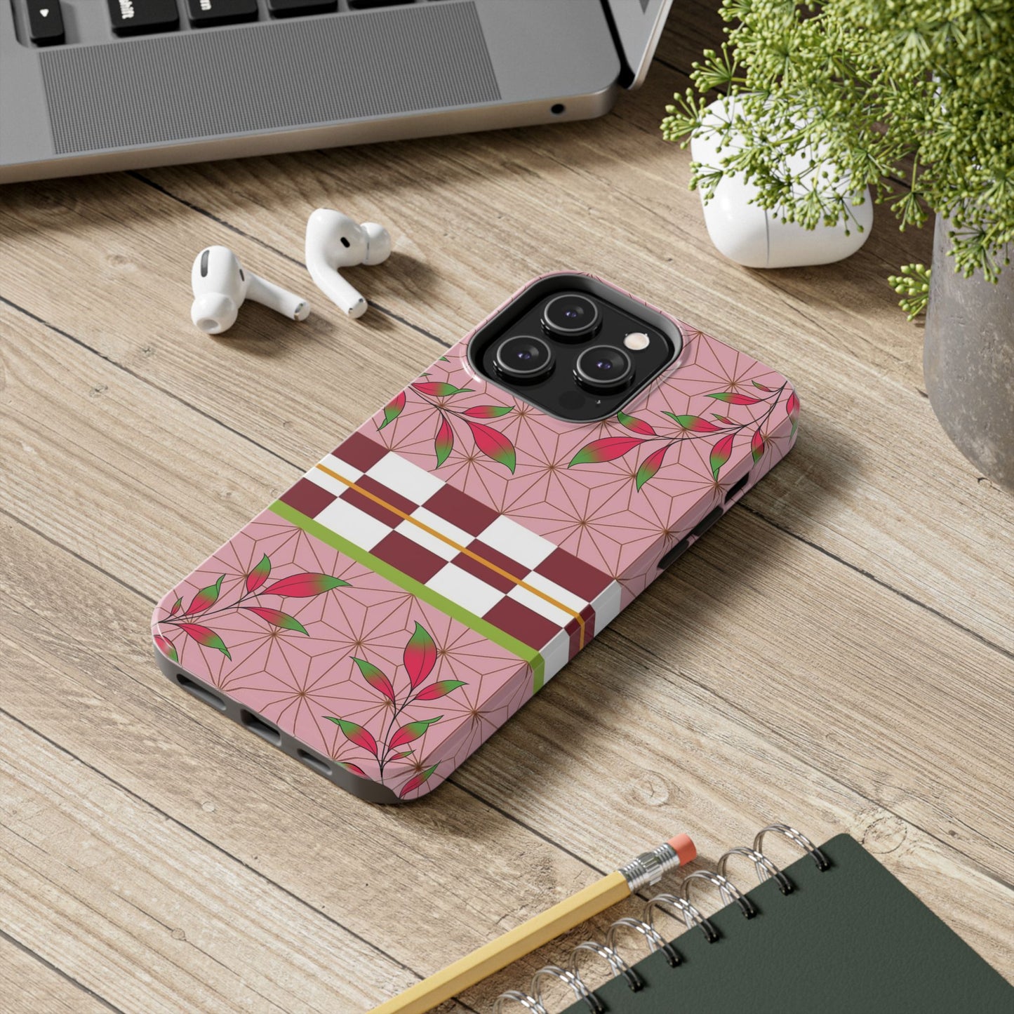 Demon Flower Haori Double Layered Phone Case