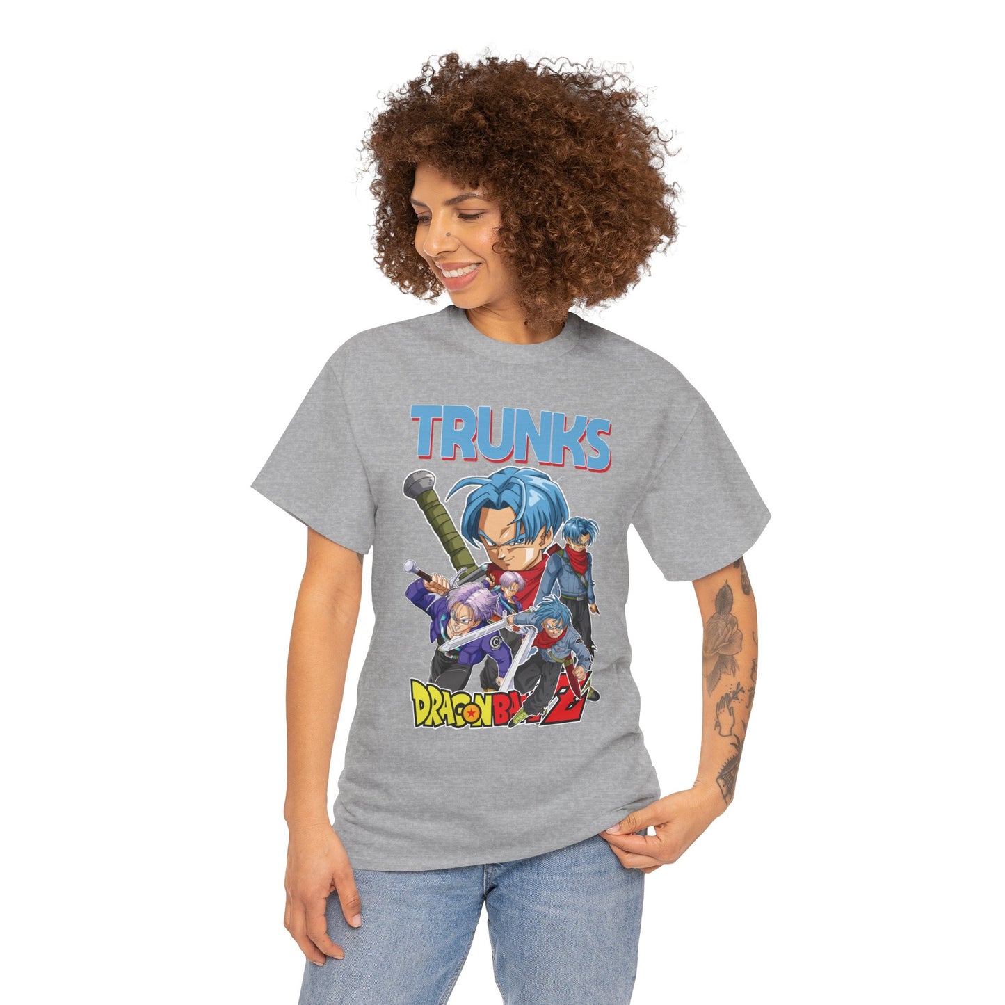 Trunks “Time Warrior” Unisex Heavy Cotton T-Shirt | Dragon Ball Z Streetwear Tee