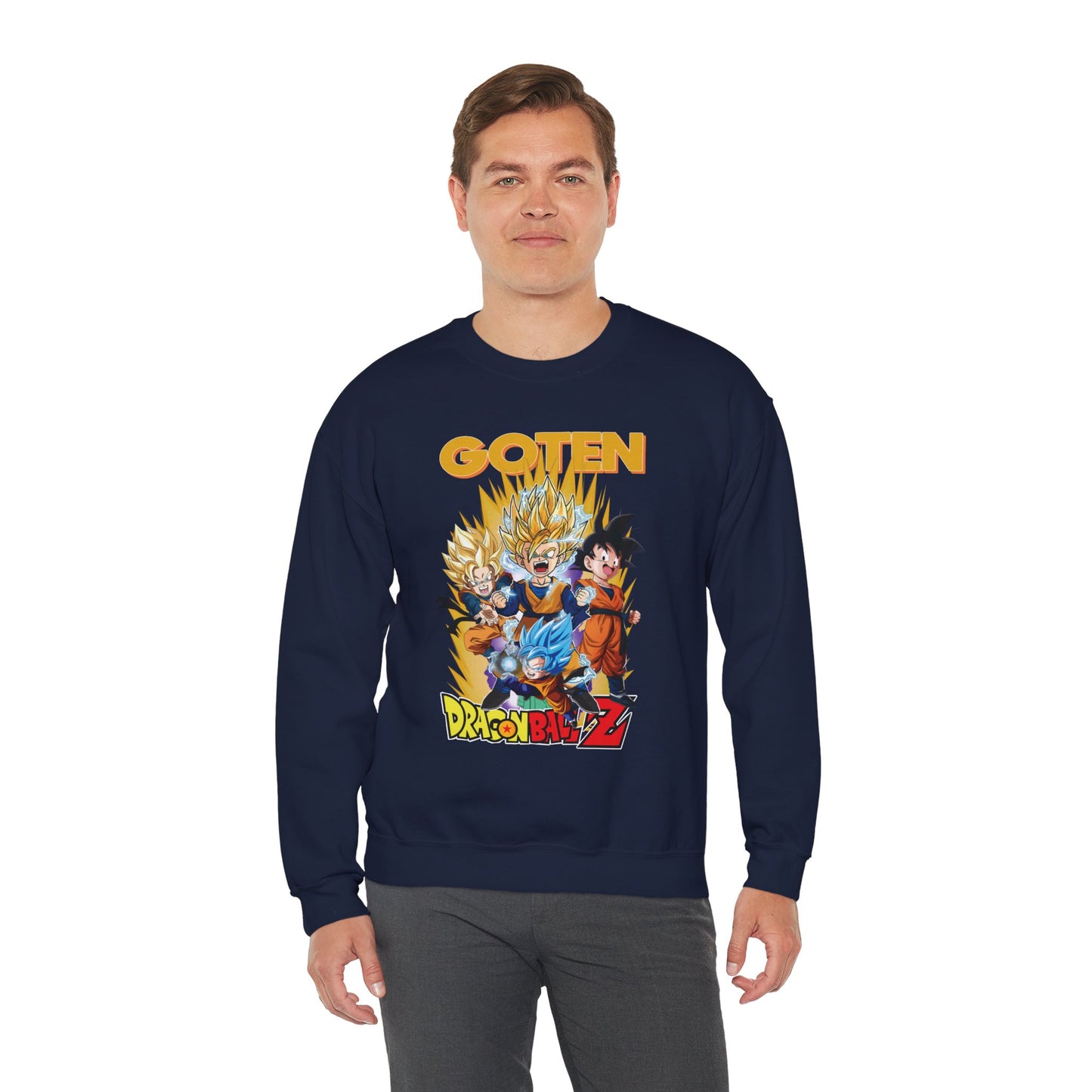Goten “Next Gen Saiyan” Unisex Heavy Crewneck | Dragon Ball Z Streetwear Sweatshirt
