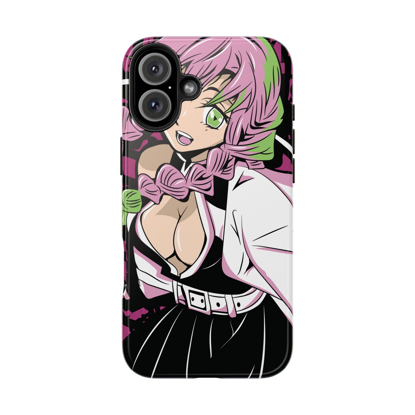 Love Hashira Mitsuri Kanroji Double Layered Phone Case | Demon Slayer-Inspired Anime Case