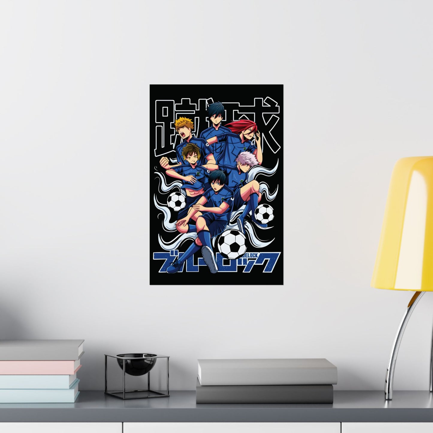 Blue Lock Team Z Matte Vertical Poster | Anime Soccer Wall Art