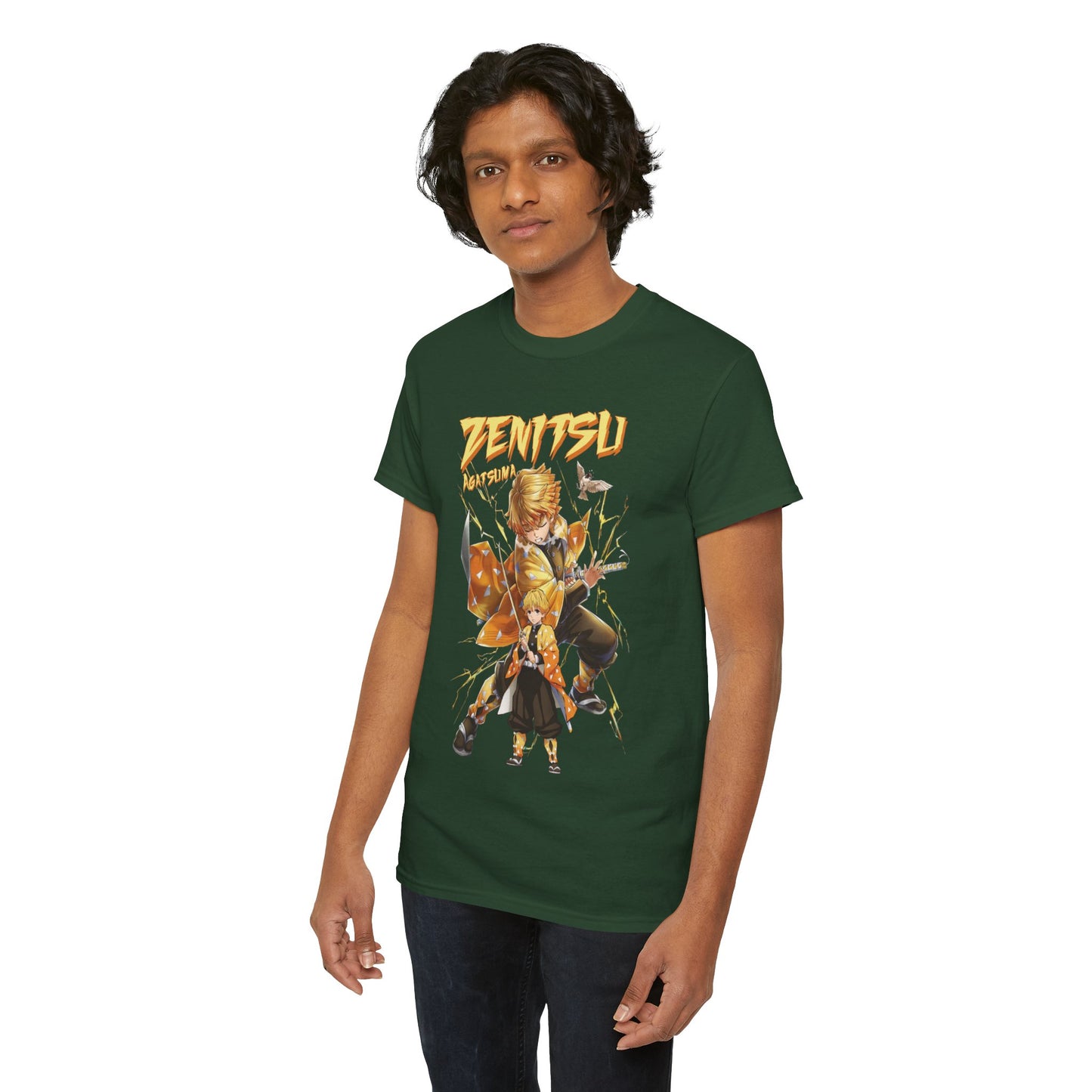 Zenitsu Agatsuma Thunder Breathing T-Shirt | Demon Slayer Anime Streetwear Tee
