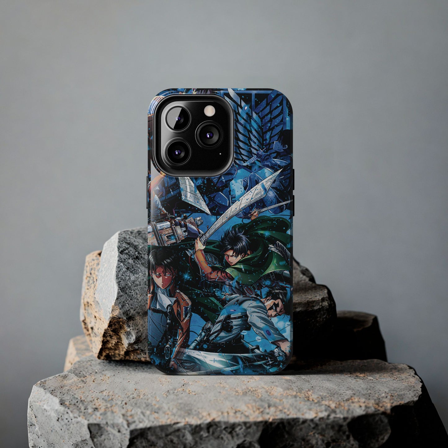 Levi Ackerman Double Layered Phone Case | Attack on Titan-Inspired Protective Anime Case