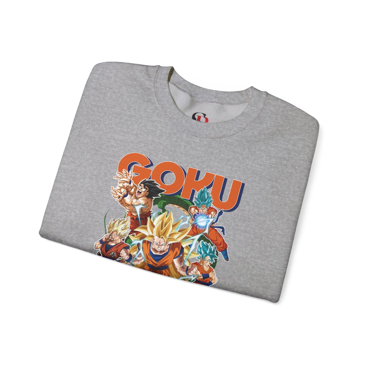 Goku “Legacy of Power” Unisex Heavy Crewneck | Dragon Ball Z Streetwear Sweatshirt