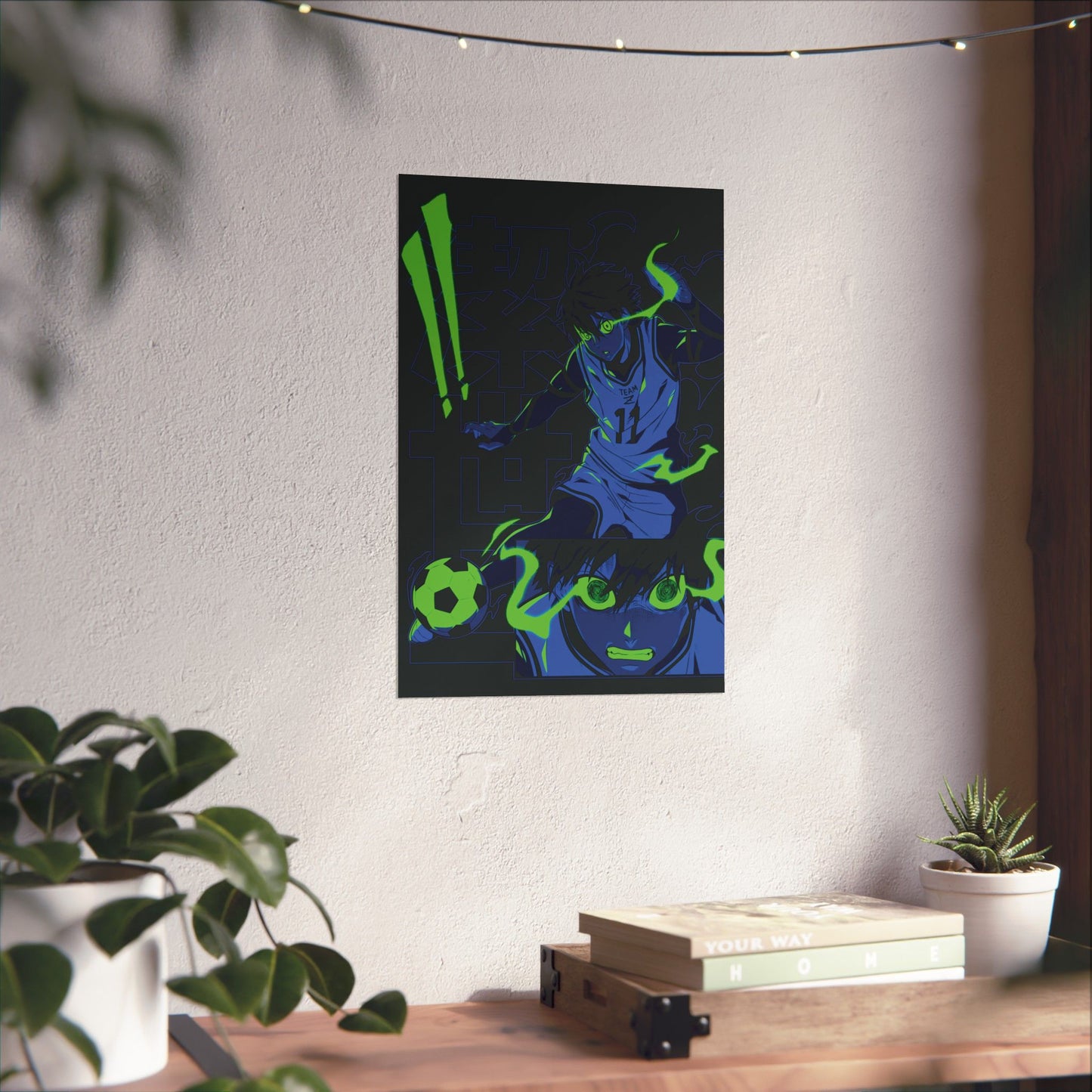 Yoichi Isagi Matte Vertical Poster | Blue Lock-Inspired Wall Art