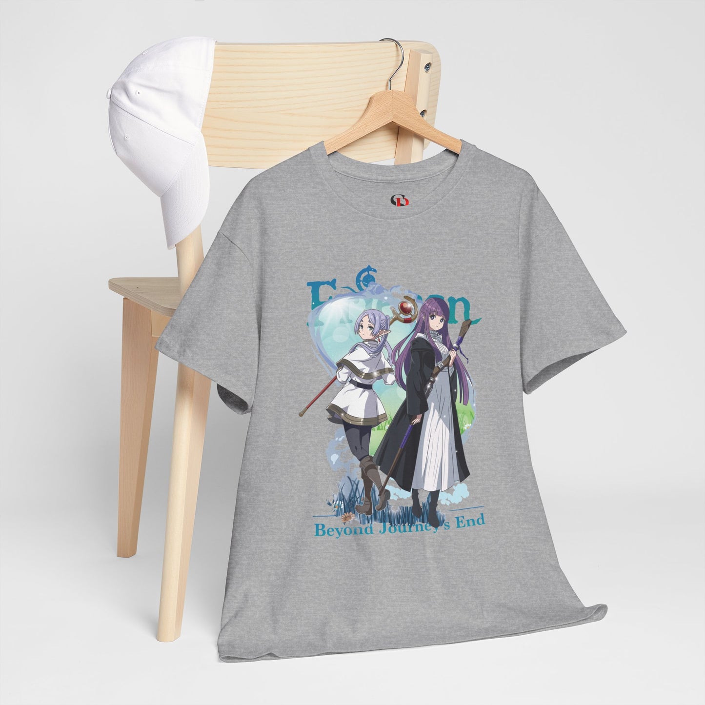 Frieren: Beyond Journey’s End Unisex Heavy Cotton T-Shirt | Frieren & Fern Anime Tee
