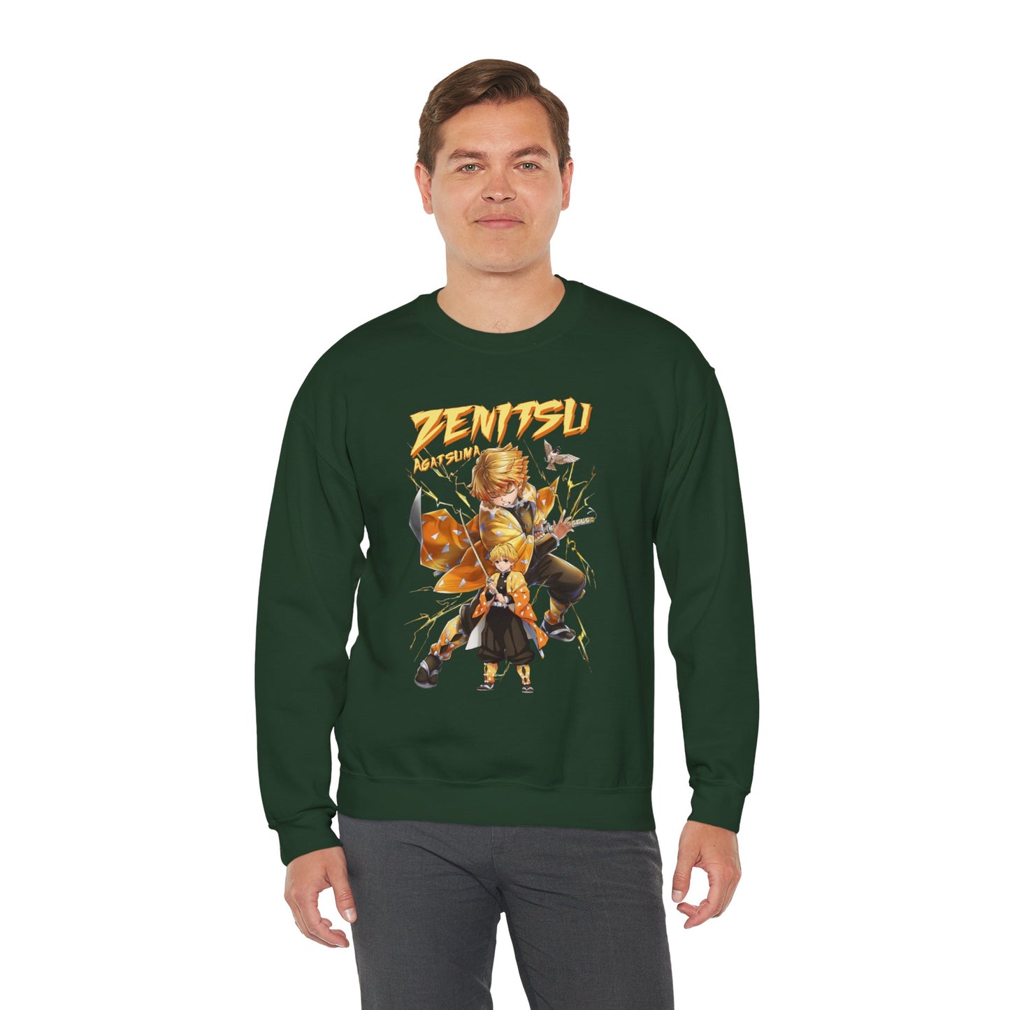 Zenitsu Agatsuma Thunder Breathing Sweatshirt | Demon Slayer Anime Streetwear