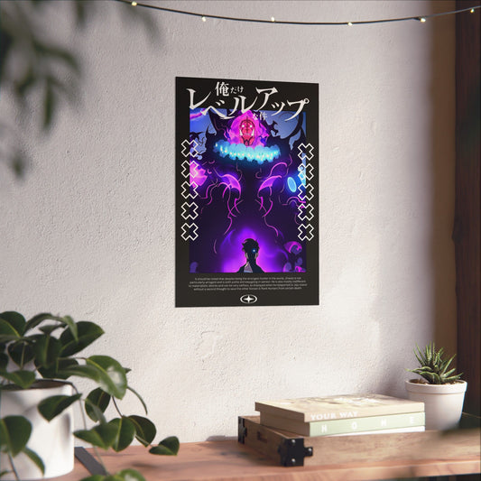 Elite Night Tusk Matte Vertical Poster | Shadow Summon Anime-Inspired Wall Art | Dark Fantasy Monster Print