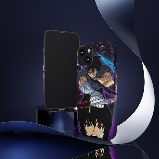 Sung Jin-Woo Shadow Awakening Double Layered Phone Case | Anime-Inspired Protective Case for iPhone & Samsung