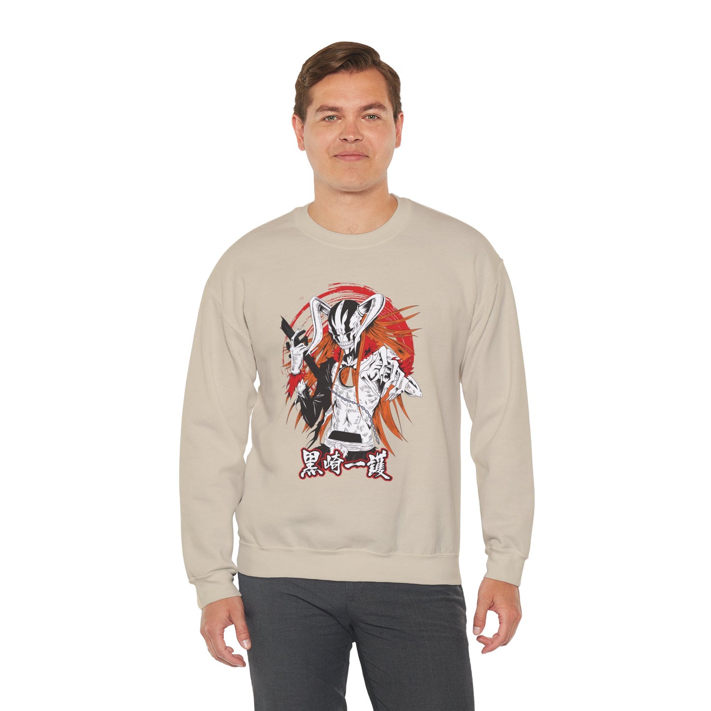 Ichigo Vasto Lorde Unisex Heavy Blend Crewneck Sweatshirt | Bleach Anime Streetwear