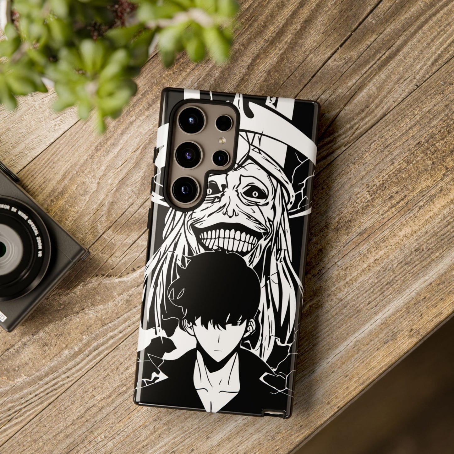 Sung Jinwoo vs Statue of God III Double Layered Phone Case