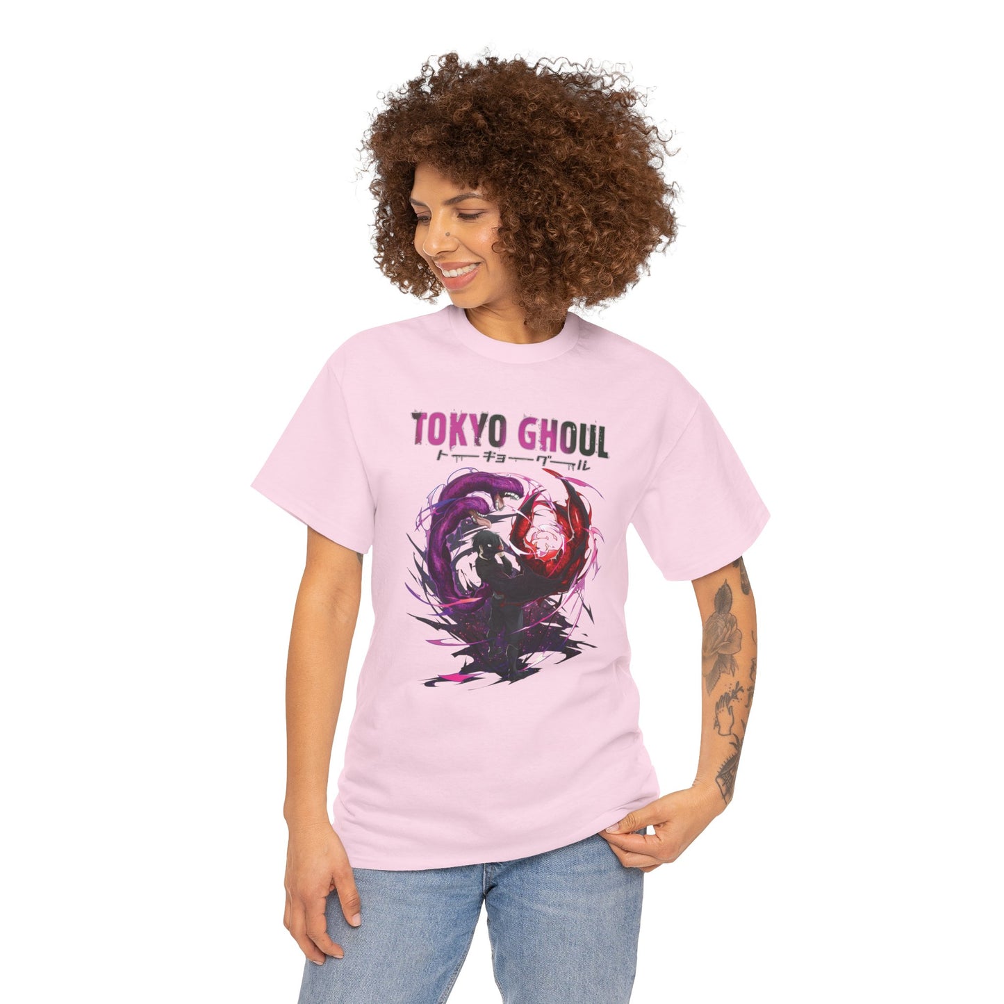 Ken Kaneki Chimera Kagune Unisex Heavy Cotton T-Shirt | Tokyo Ghoul Anime Graphic Tee