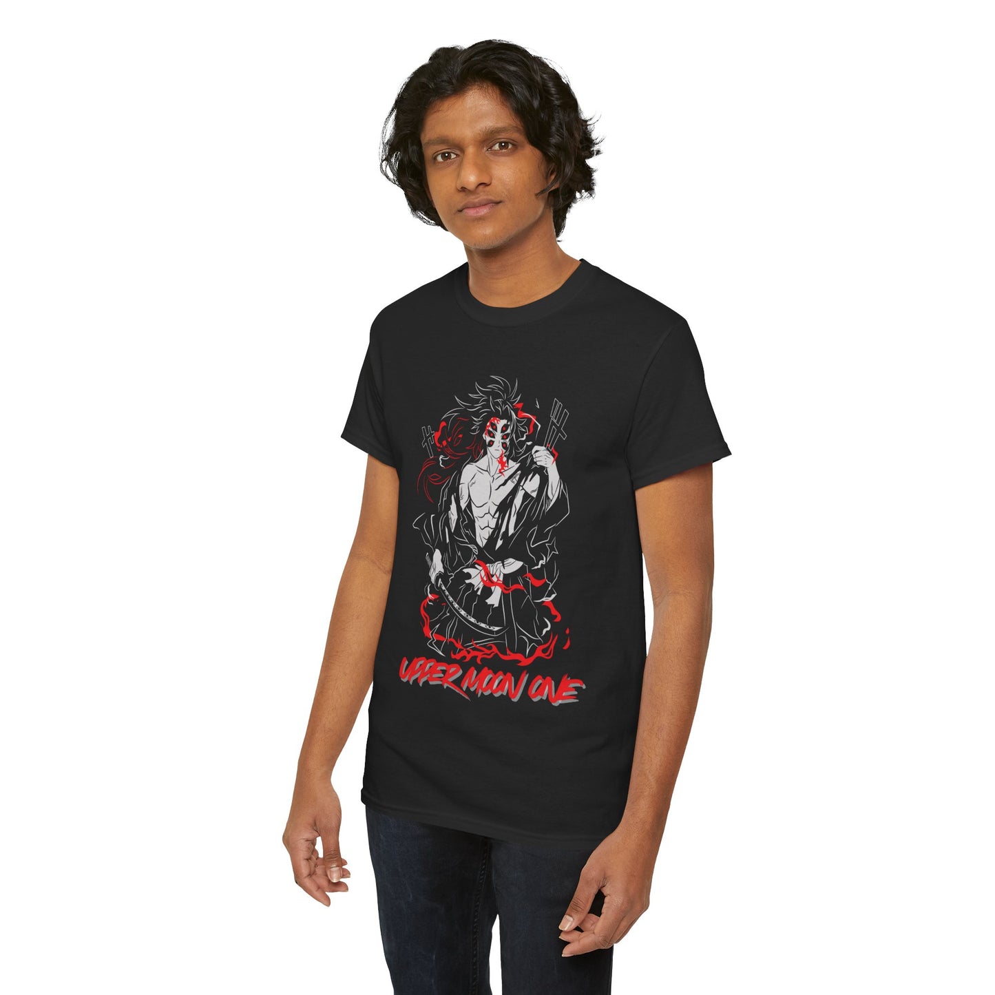 Kokushibo Crimson Aura T-Shirt | Upper Moon One Demon Slayer Tee