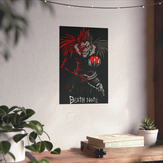 Ryuk Matte Vertical Poster | Anime-Inspired Wall Art