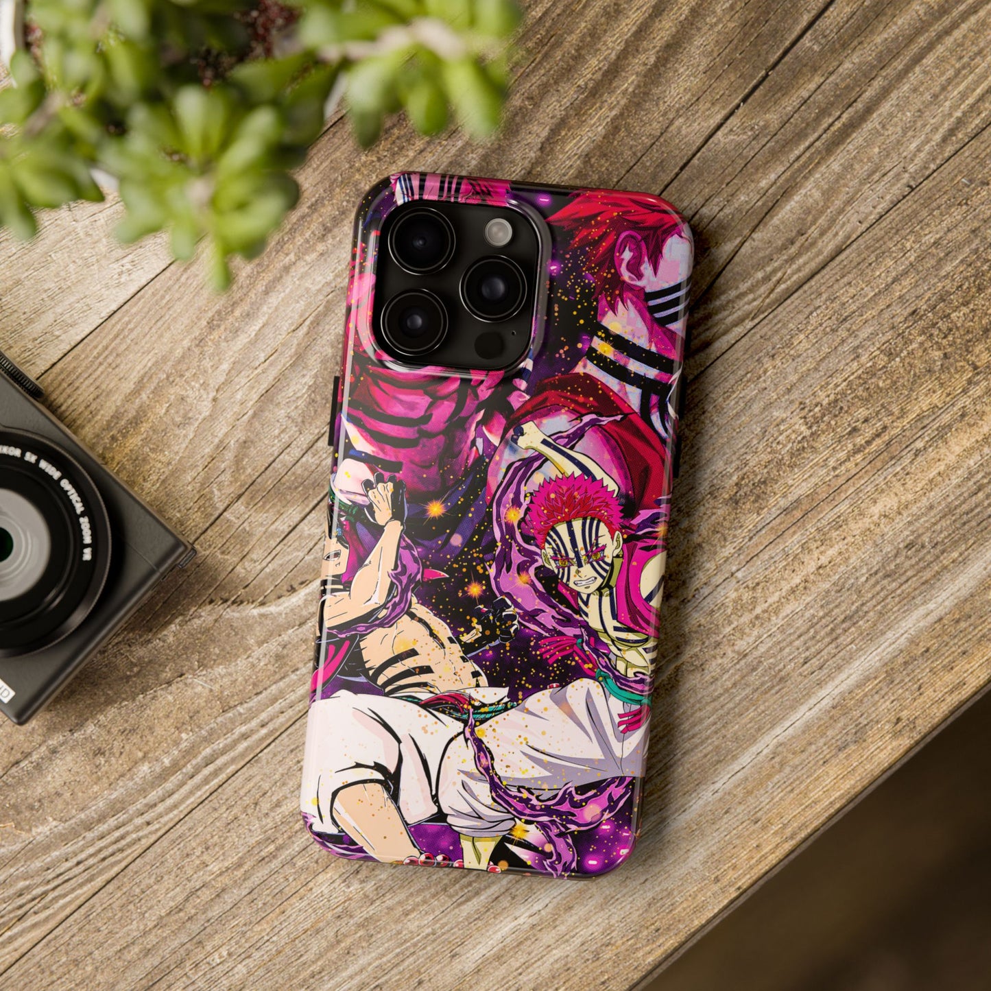 Upper Moon 3 Akaza Phone Case | Demon Slayer Double Layered Protective Case
