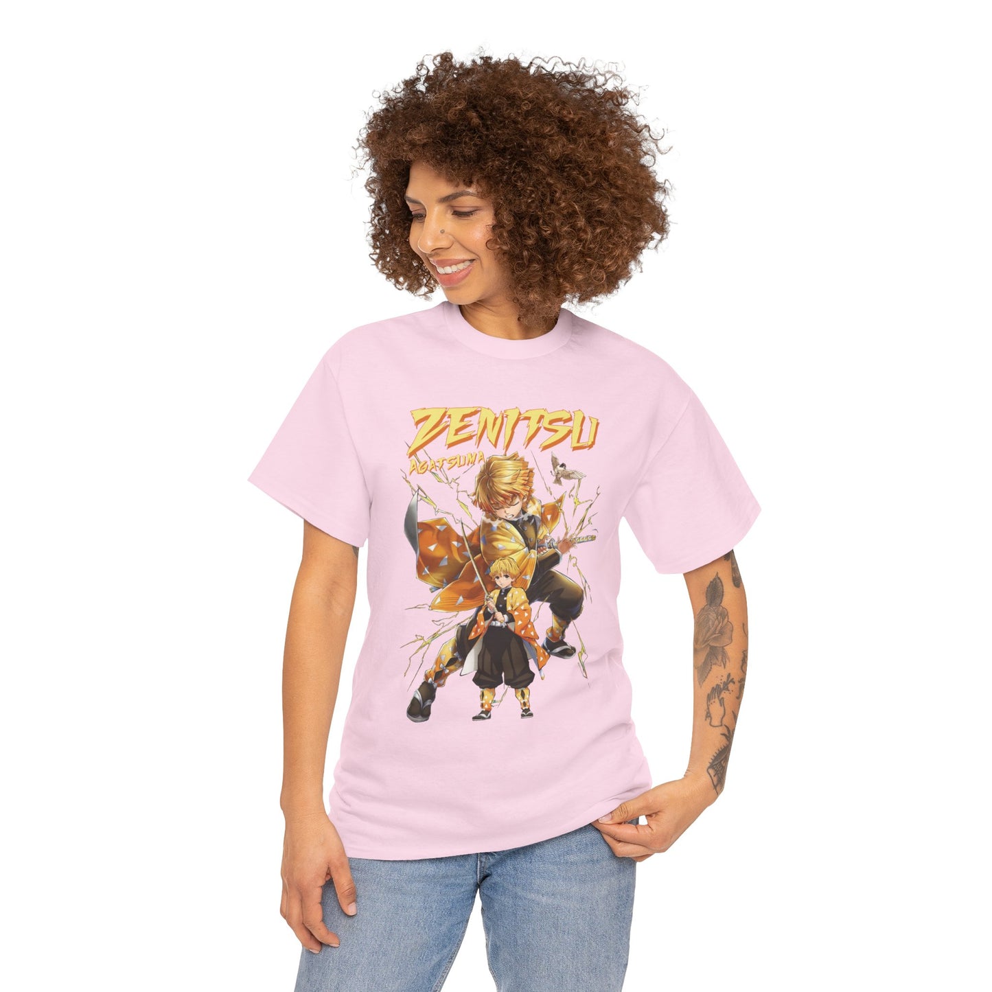 Zenitsu Agatsuma Thunder Breathing T-Shirt | Demon Slayer Anime Streetwear Tee