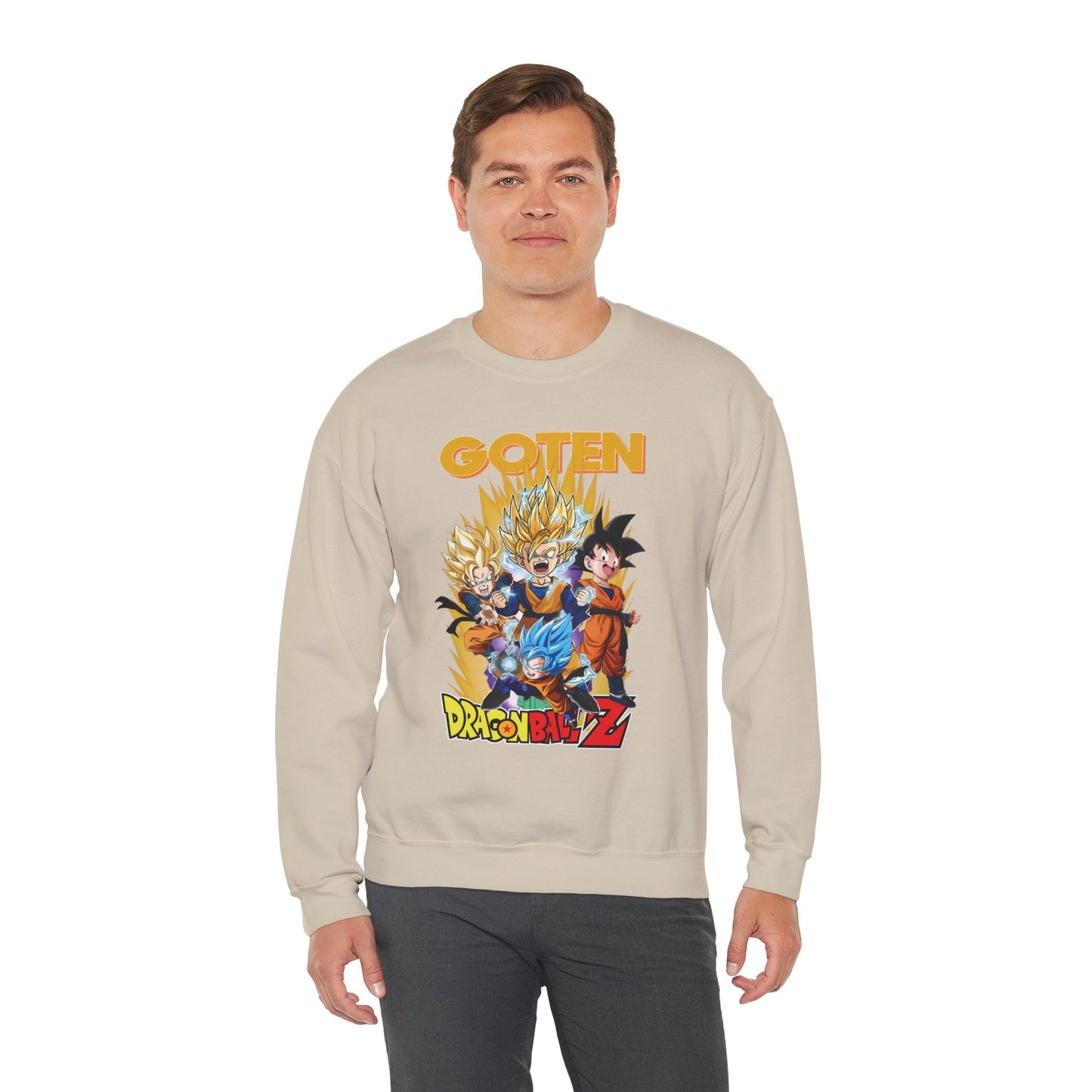 Goten “Next Gen Saiyan” Unisex Heavy Crewneck | Dragon Ball Z Streetwear Sweatshirt