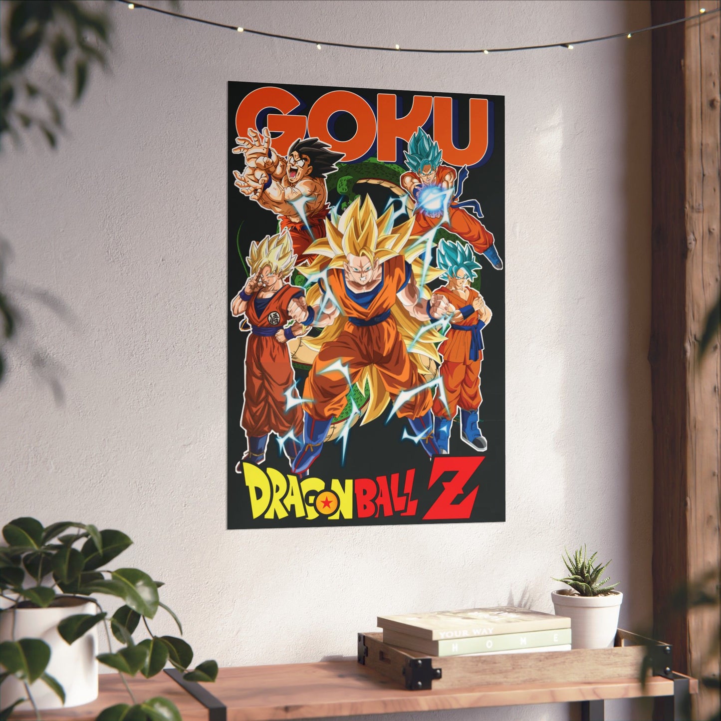 Goku “Legacy of Power” Matte Vertical Poster | Dragon Ball Z Anime Wall Art