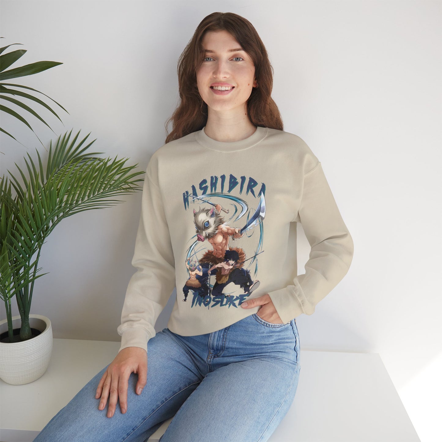 Inosuke Hashibira Beast Breathing Sweatshirt | Demon Slayer Anime Streetwear