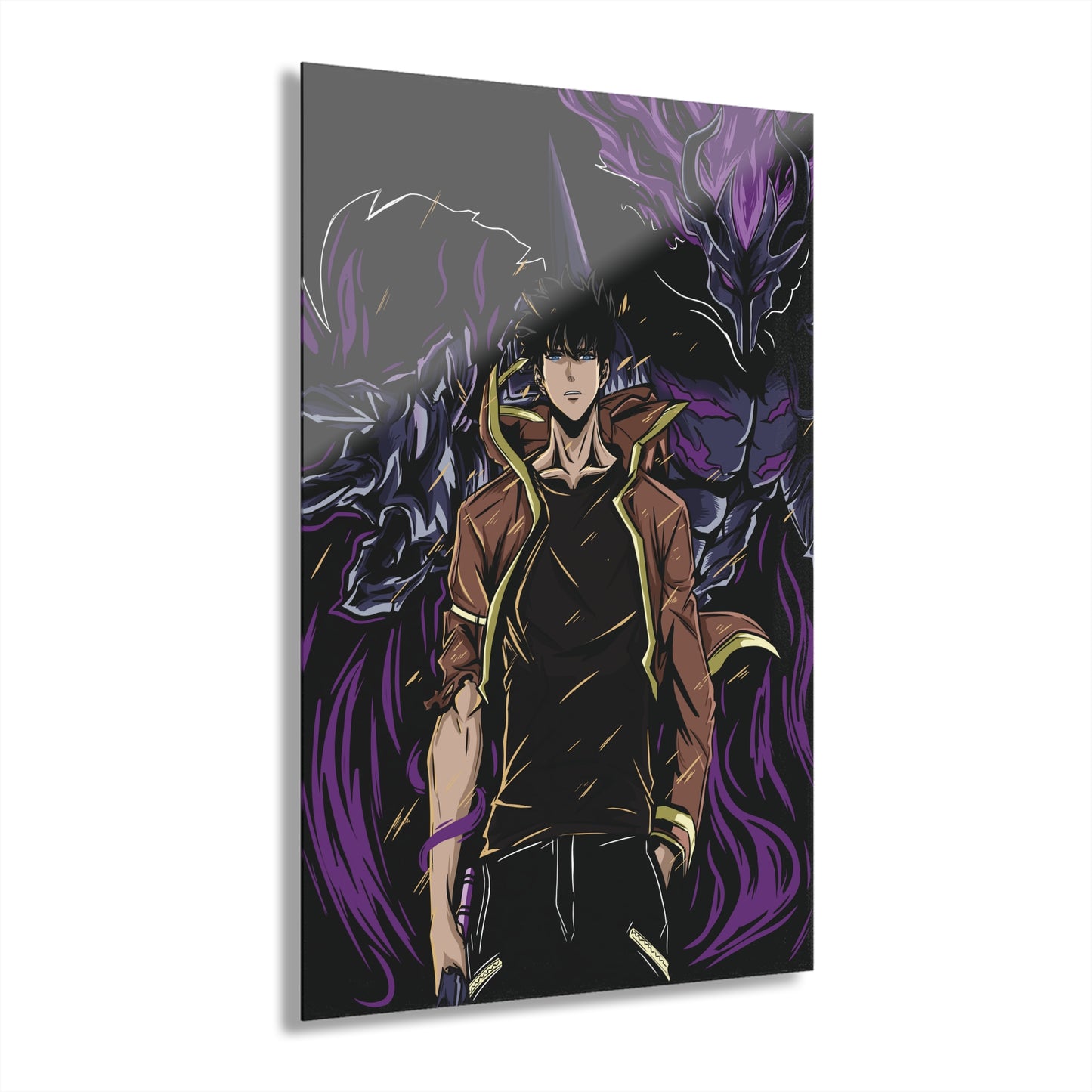 Sung Jinwoo and Ashborn The Shadow Monarch Acrylic Print