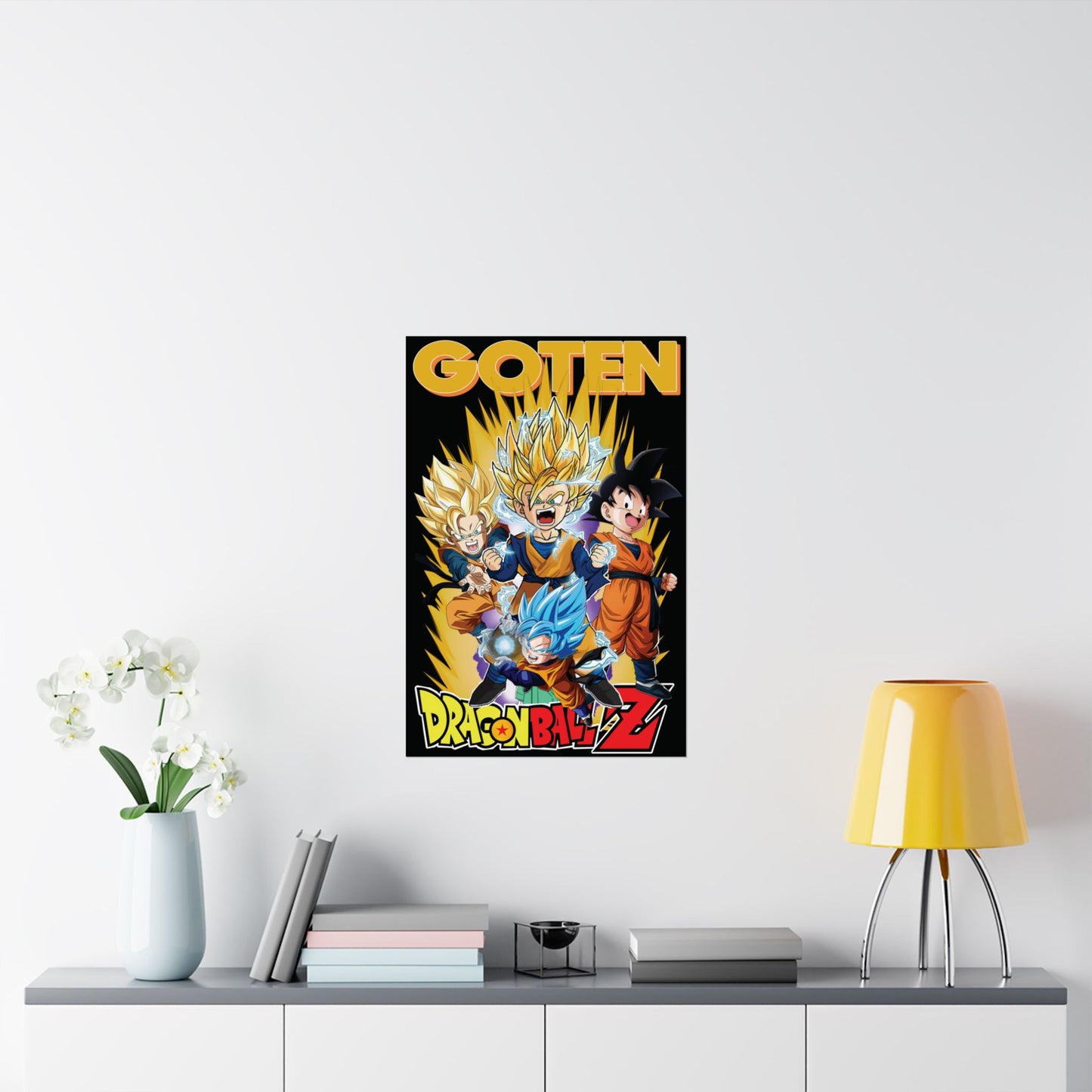 Goten “Next Gen Saiyan” Matte Vertical Poster | Dragon Ball Z Anime Wall Art