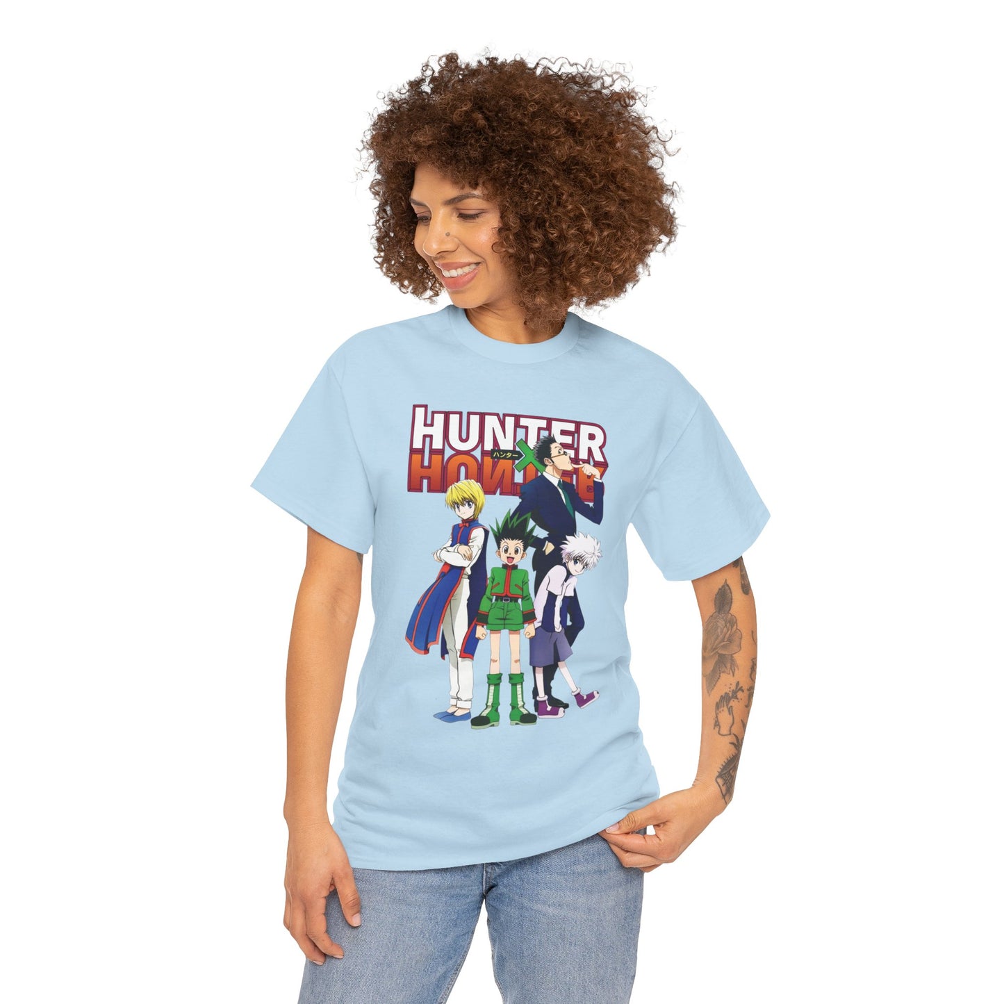 Gon’s Core Group Unisex Heavy Cotton T-Shirt | Hunter x Hunter Anime Shirt