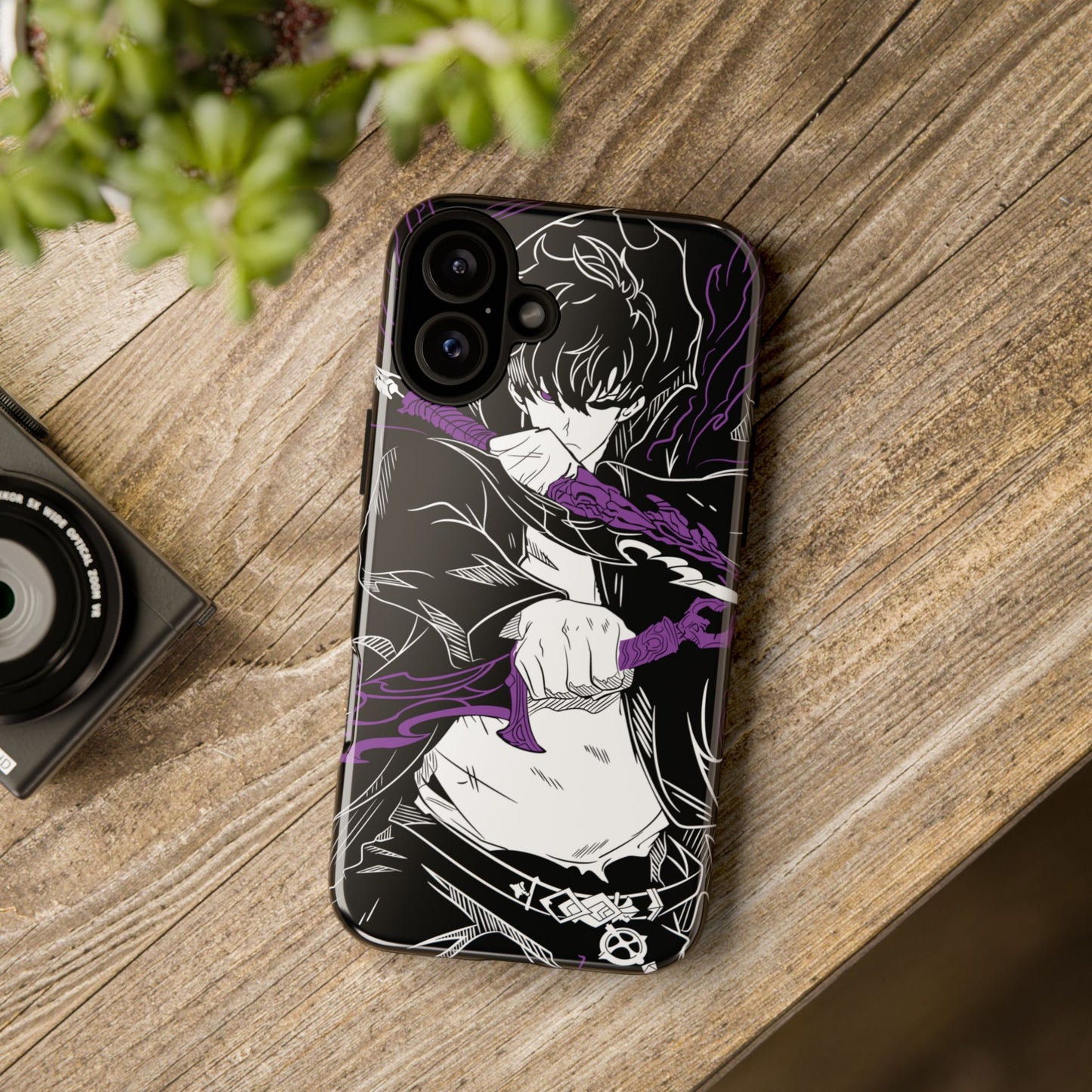 Sung Jinwoo Twin Daggers Double Layered Phone Case