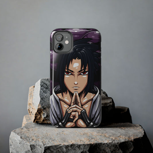 Sasuke Uchiha Mangekyo Sharingan Phone Case | Anime-Inspired Protective Case | Uchiha iPhone & Samsung Cover | Otaku Manga Case