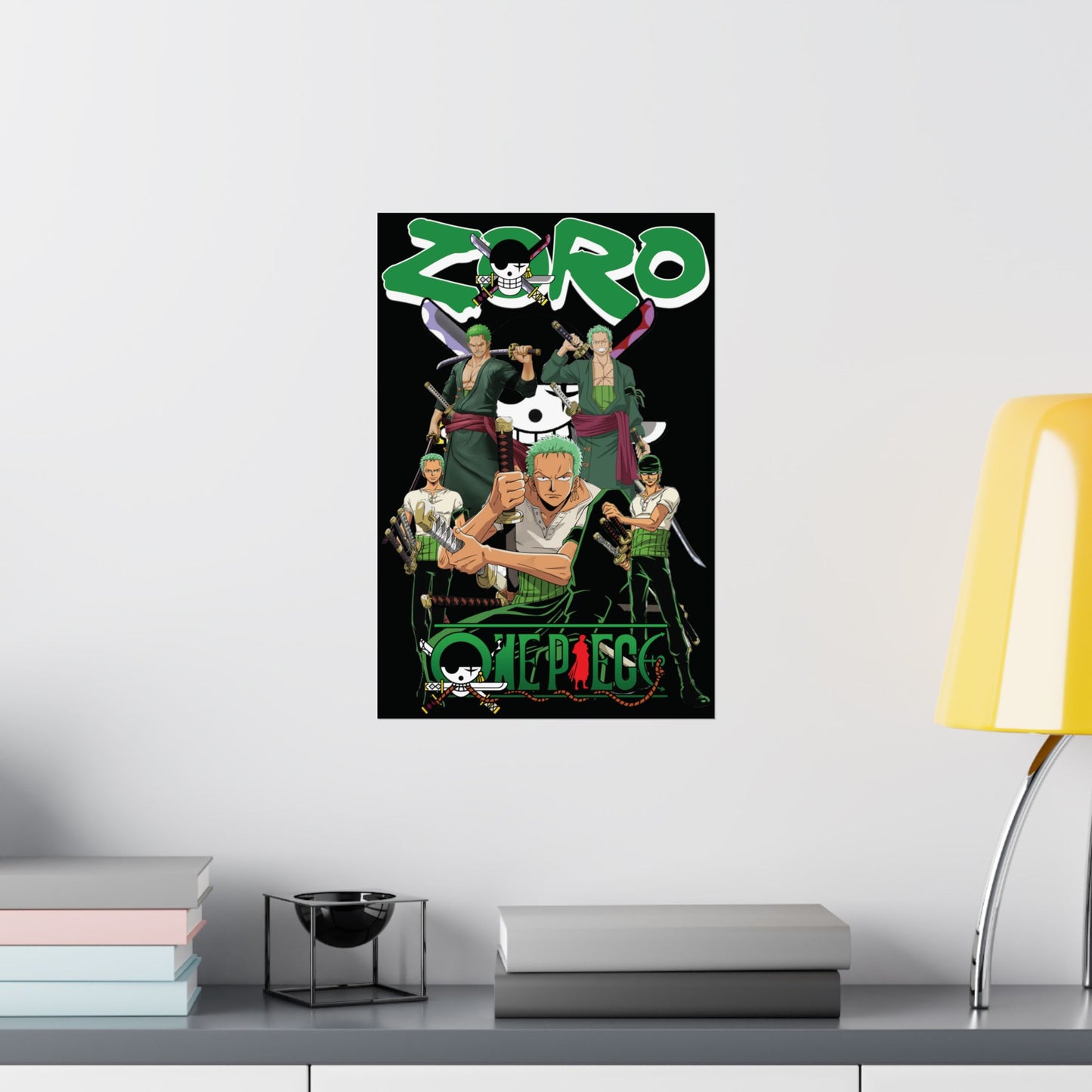 Zoro “King of Swords” Matte Vertical Poster | One Piece Anime Wall Art
